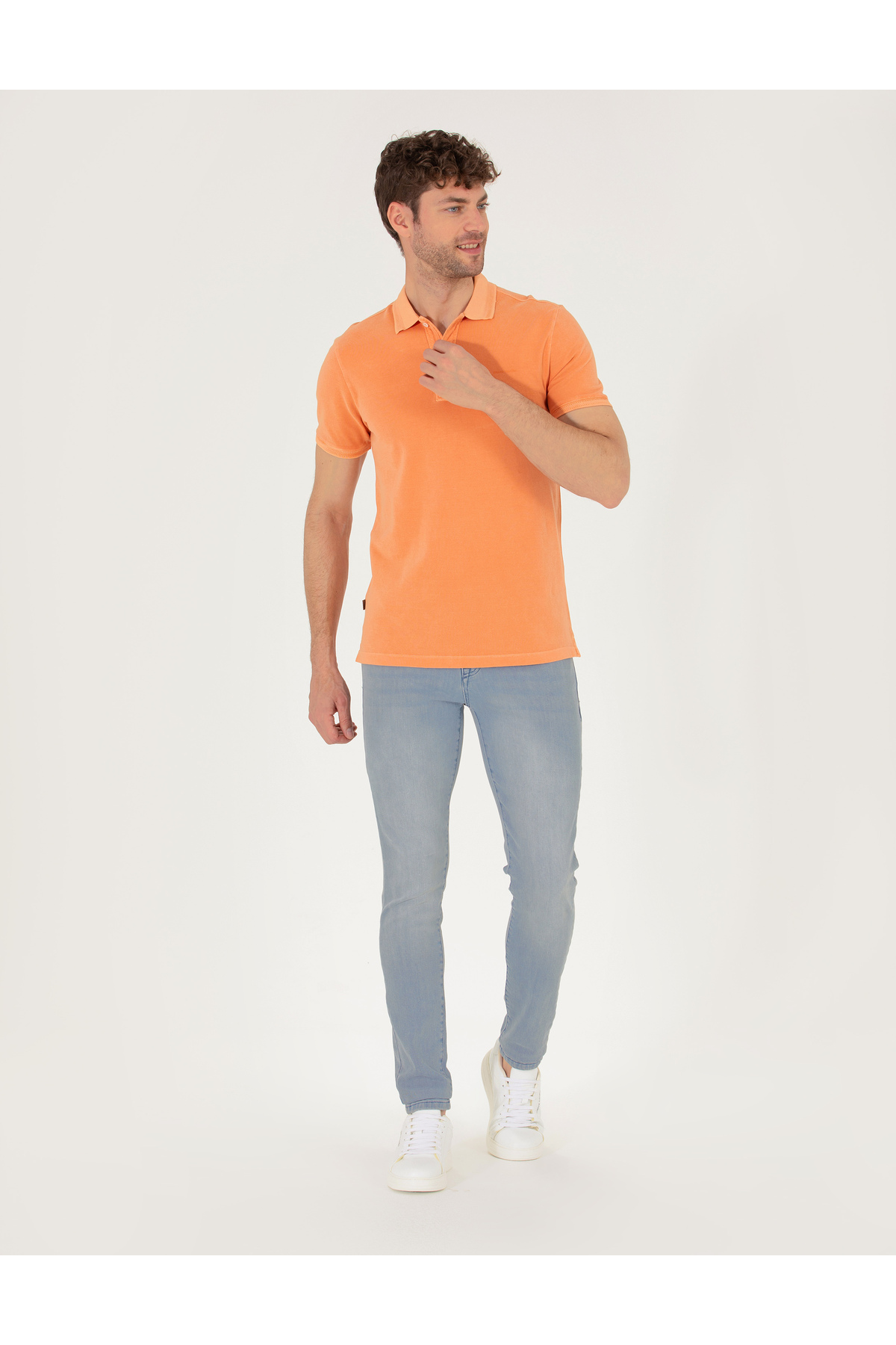 تیشرت یقه پلو مردانه راسته آستین کوتاه | پیر کاردین Pierre Cardin 860113 - تصویر 4