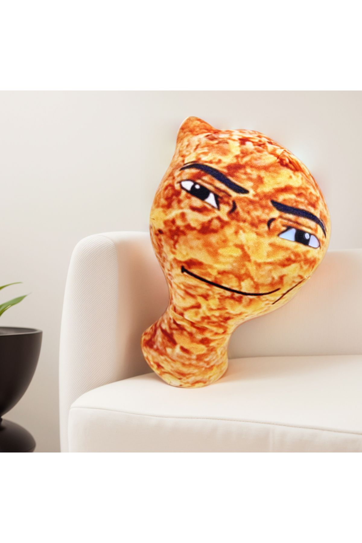 Shunmaii-Chicken Nugget Meme Plushies Toy Funny Big Chicken Block Plush Pillow Cute Chicken Nuggets Stuffe... 4