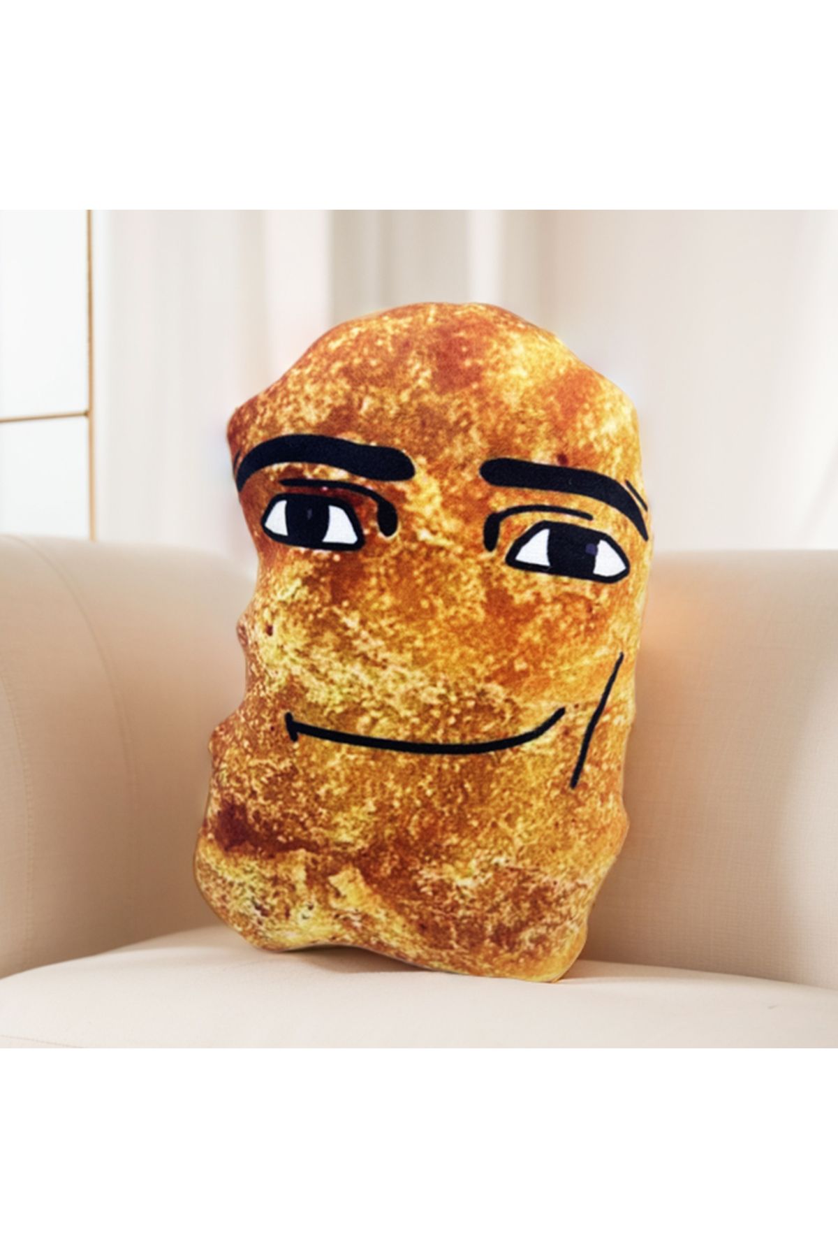 Shunmaii-Chicken Nugget Meme Plushies Toy Funny Big Chicken Block Plush Pillow Cute Chicken Nuggets Stuffe... 3