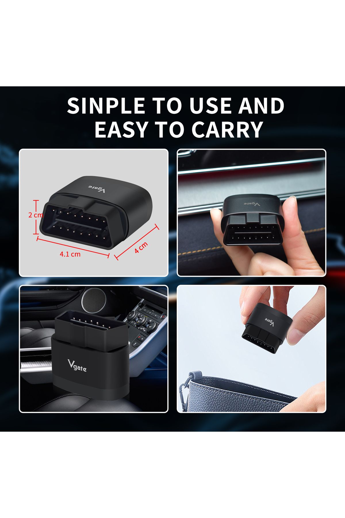 Choice-New Vgate iCar Pro 2S ELM327 Bluetooth 5.3 for Android/IOS/PC OBD2 Car Diagnostic Tool elm 327 Up... 3
