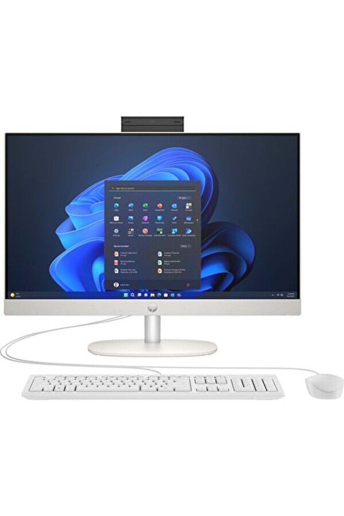 HP Proone 240 G10 Intel i3-N300 8GB RAM 256Gb SSD 23.8'' W11H Beyaz All-In One Desktop A54Tjet