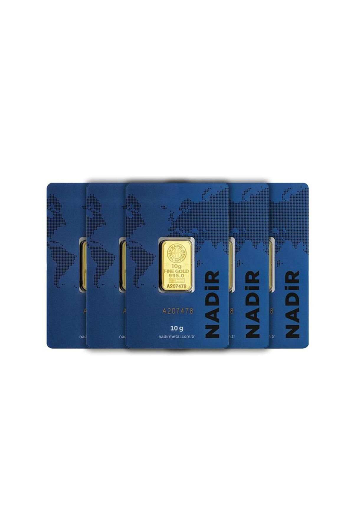 Nadir Gold RimaGold 5 Adet 10 gr 24 Ayar NadirGold Gram Altın