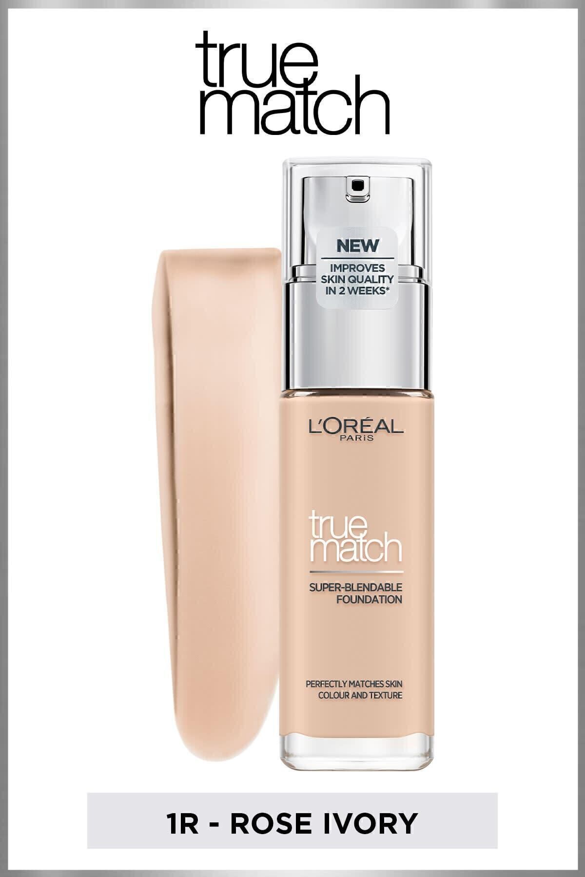 L'Oreal Paris True Match Bakım Yapan Fondöten - 1C Soğuk Alt Ton Kapatıcı-4