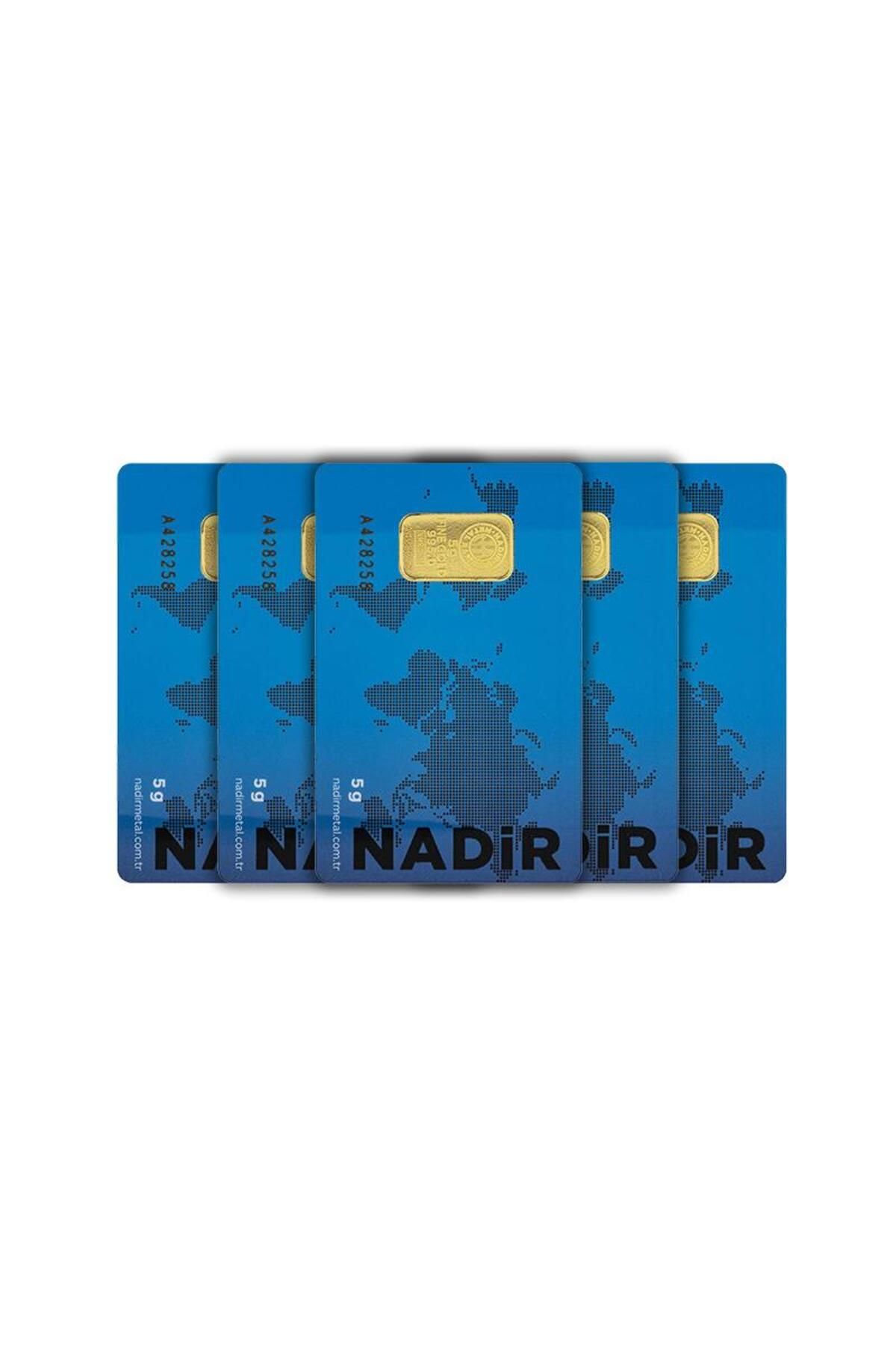 Nadir Gold RimaGold 5 Adet 5 gr 24 Ayar NadirGold Gram Altın