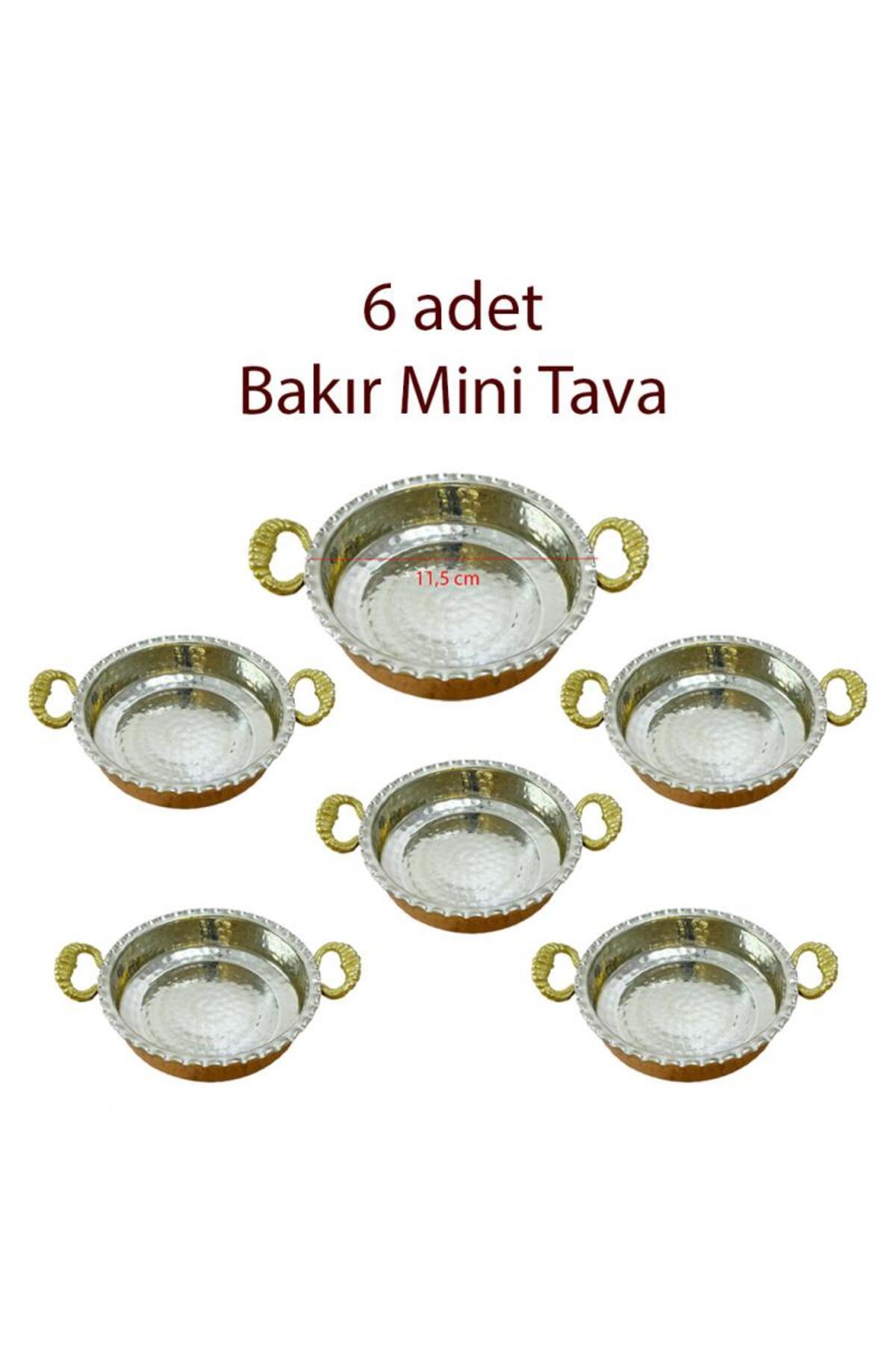 EFEMİR-Mini Copper Pan 6 Pieces 1