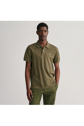 Gant Erkek Yeşil Regular Fit Polo