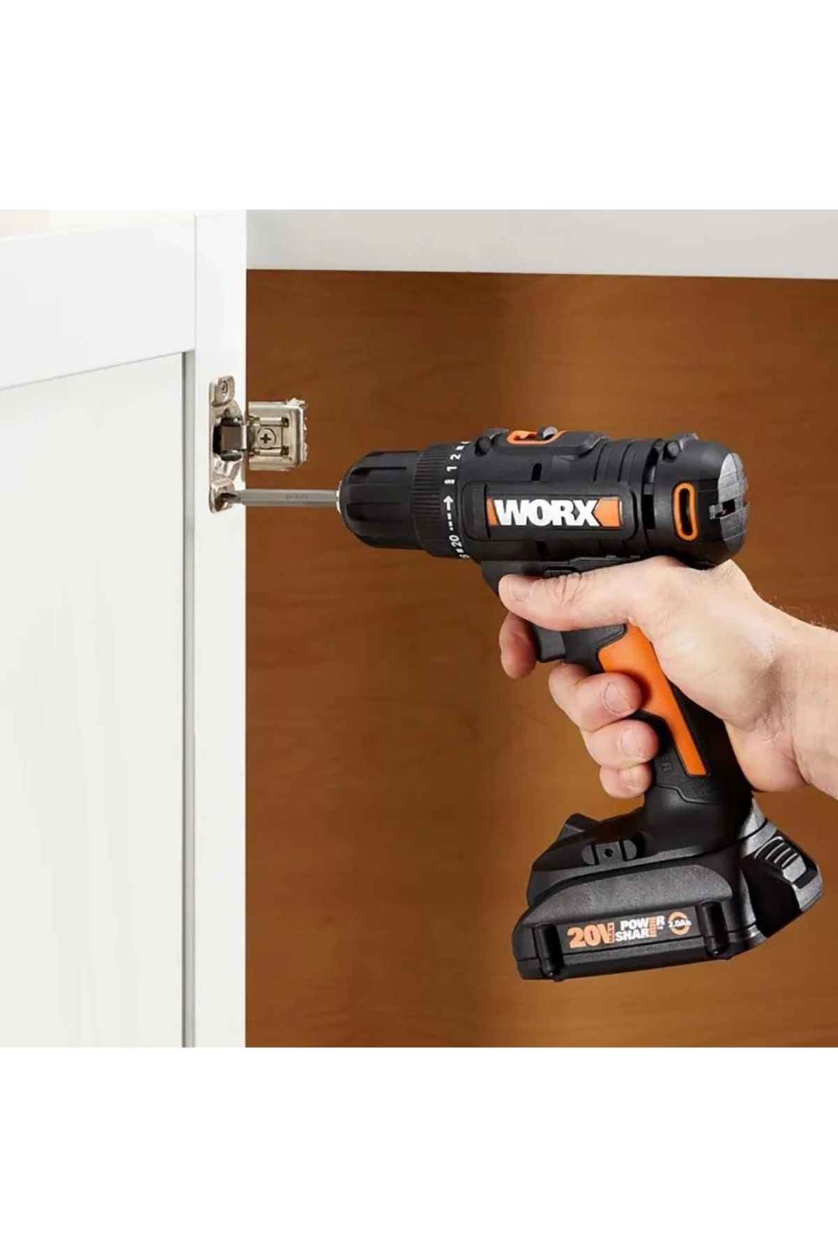Wx100 20volt/2.0ah. Li-ion Tek Akülü Profesyonel Şarjlı Matkap - 8