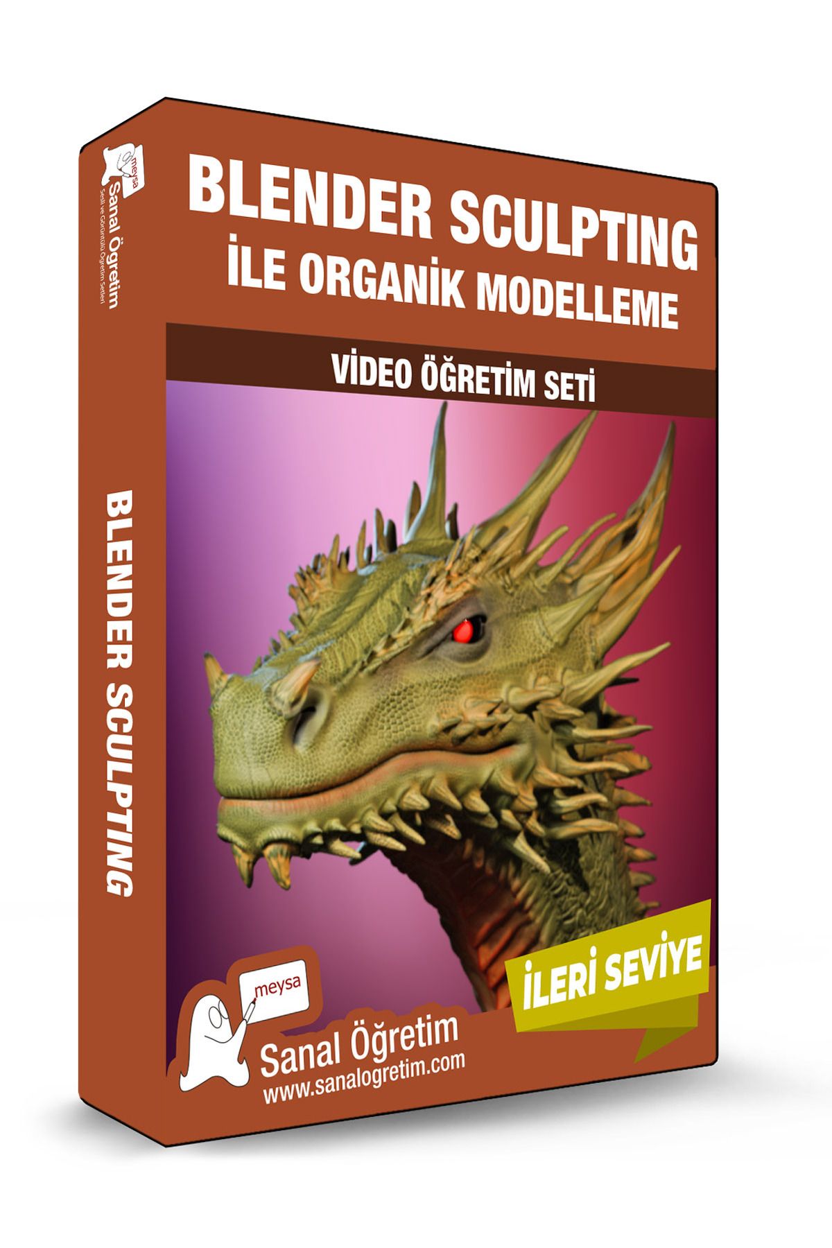 Sanal Öğretim Blender Sculpting ile Organik Modelleme Video Eğitim Seti