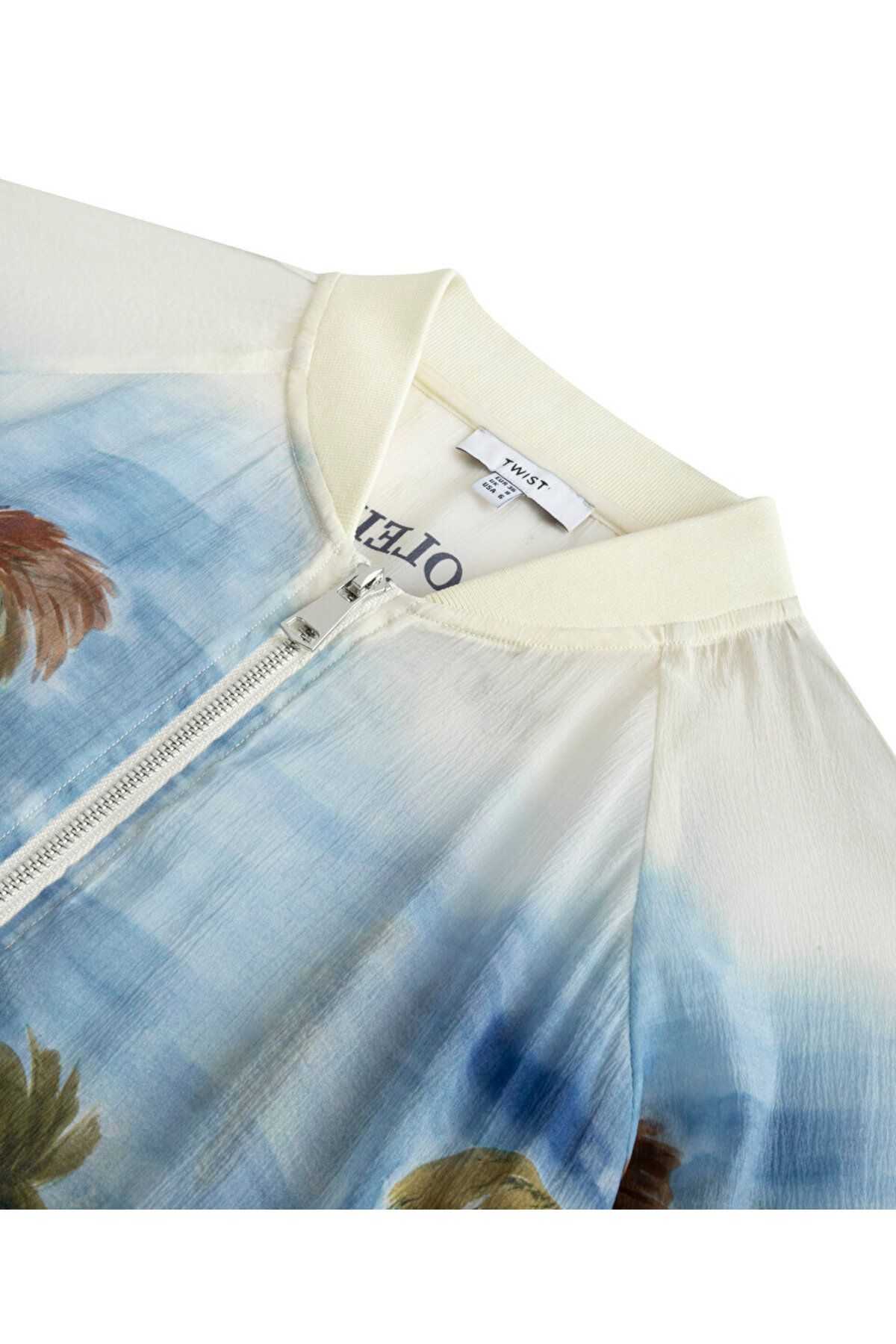 Twist-Visual printed bomber jacket 4