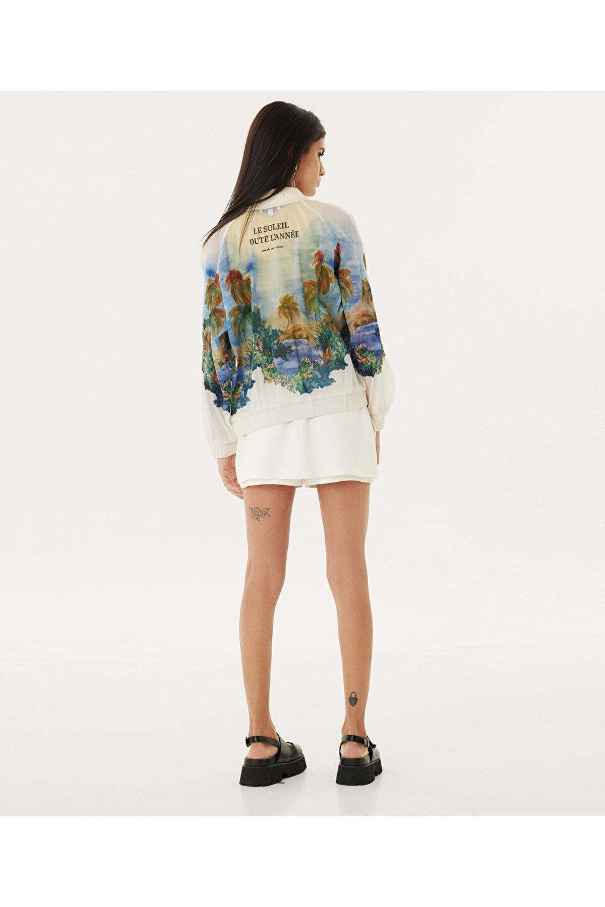 Twist-Visual printed bomber jacket 6