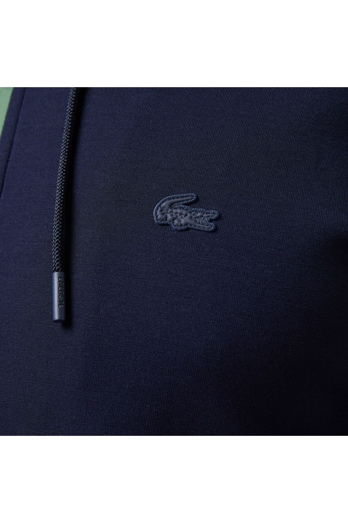سویشرت آبی مردانه لباس پیراهن پوشیده از باریک Lacoste
