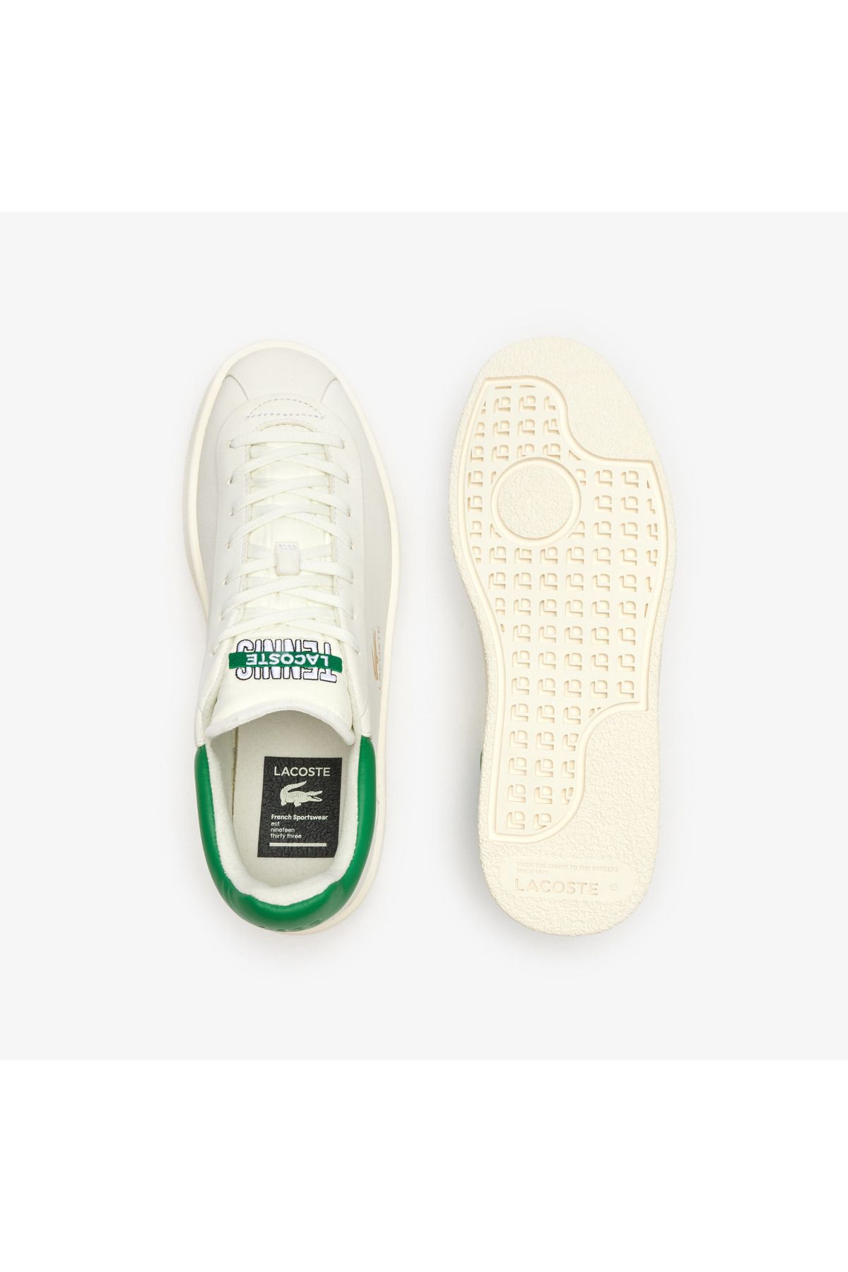 اسنیکر سفید مردانه کفش ورزشی Baseshot Premium Lacoste