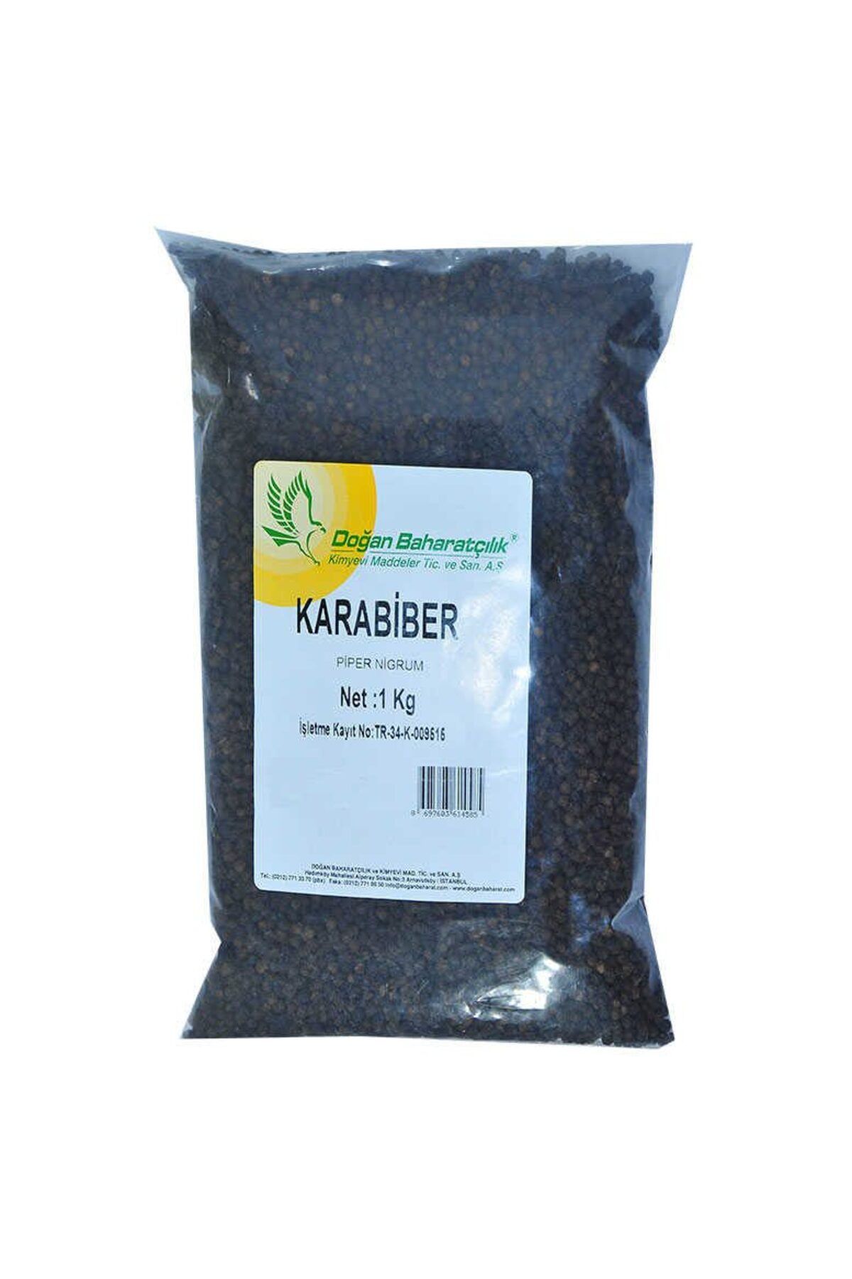 Kareem Lisinya214 Karabiber Doğal Tane 1000 Gr Paket - 346815-1453