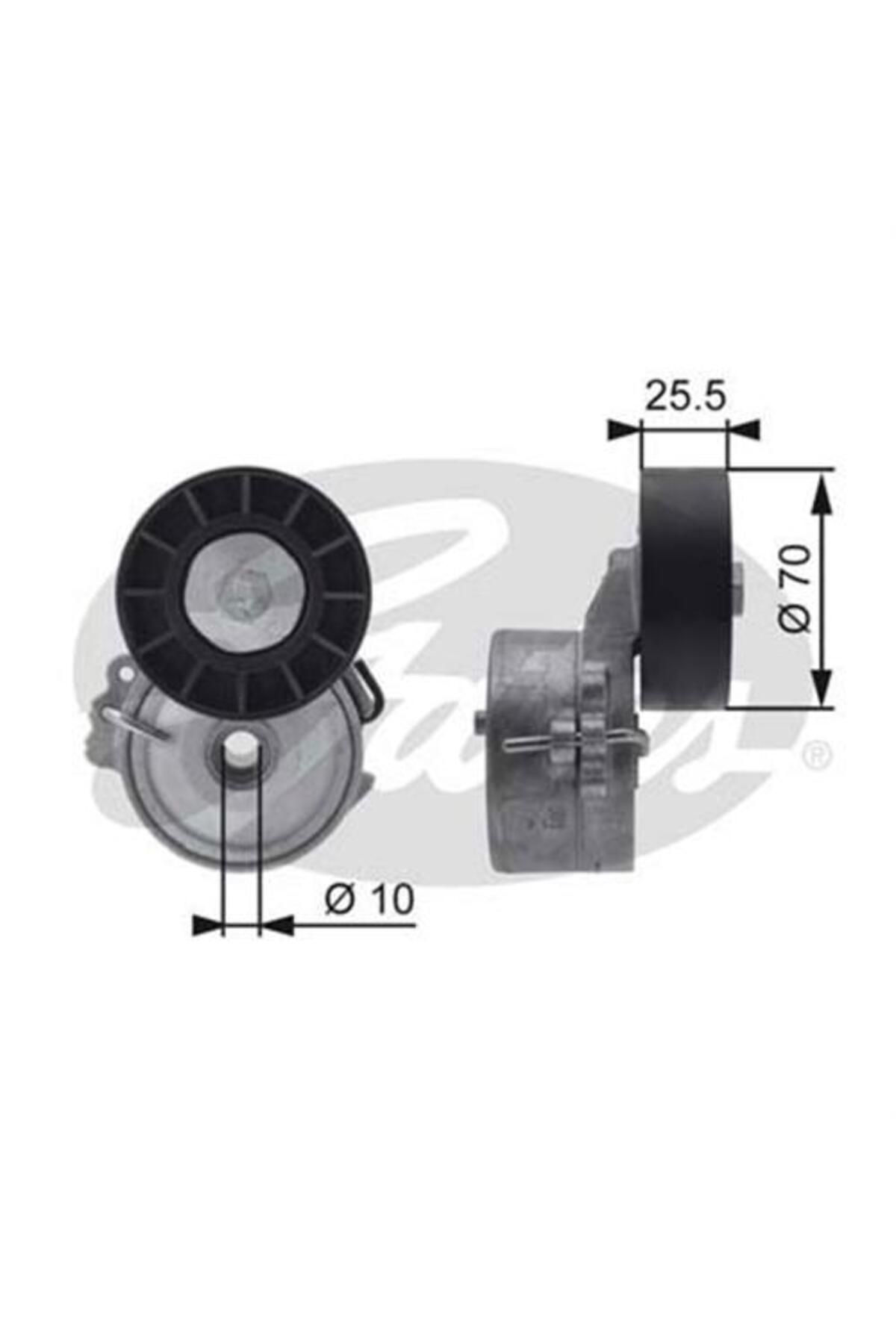 GATES ALTERNATÖR GERGİ RULMANI KÜTÜKLÜ P206-306-406-607-806-PARTNER-BOXER-C5-BERLINGO DW10 2.0 612138