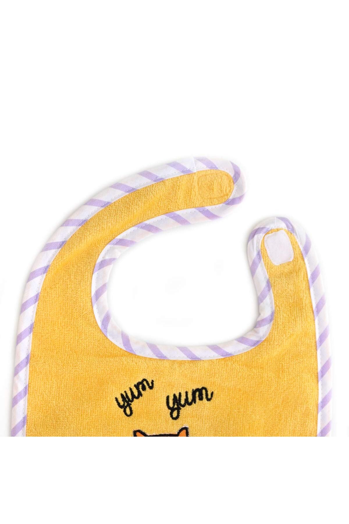 Milk & Moo-Milk&Moo Towel Bib Set of 2 Chubby Cat and Sangaloz 6