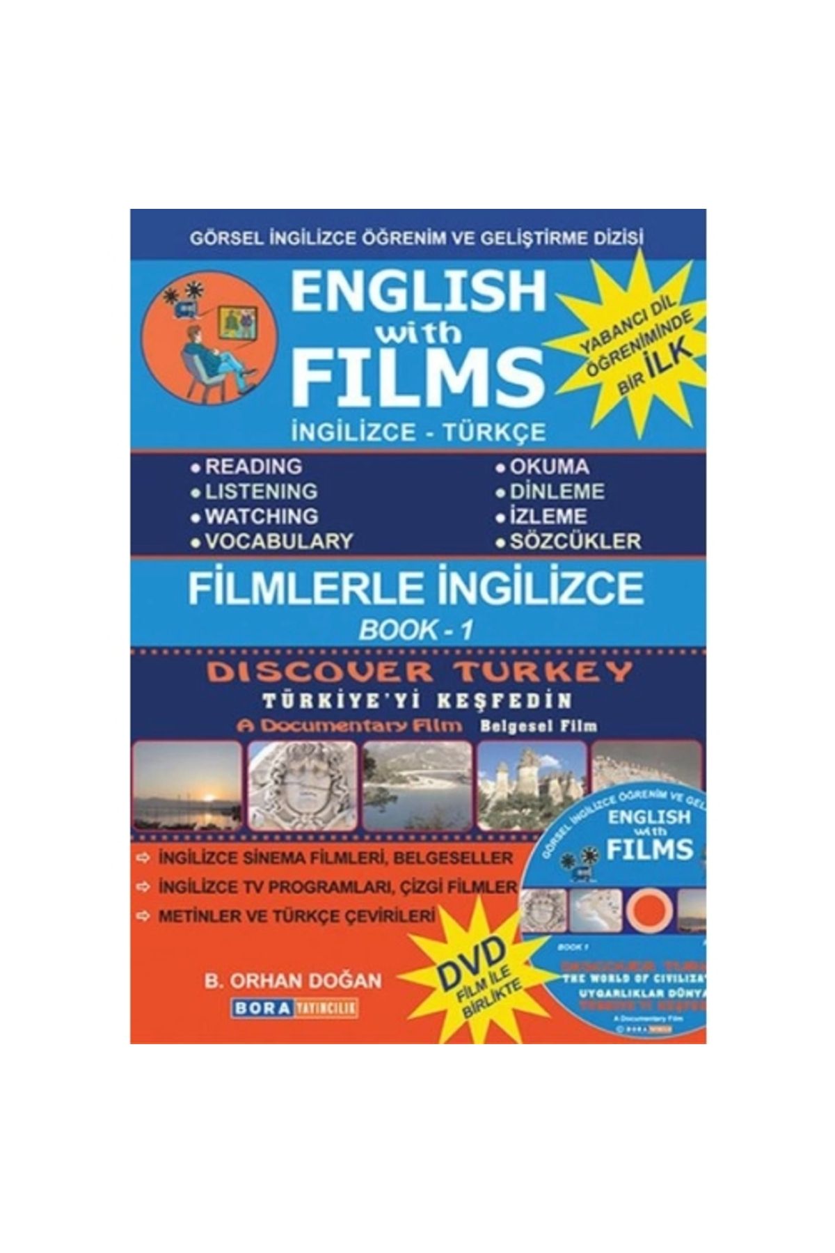 Bora Yayıncılık English with Films Book 1 (DVD'li)