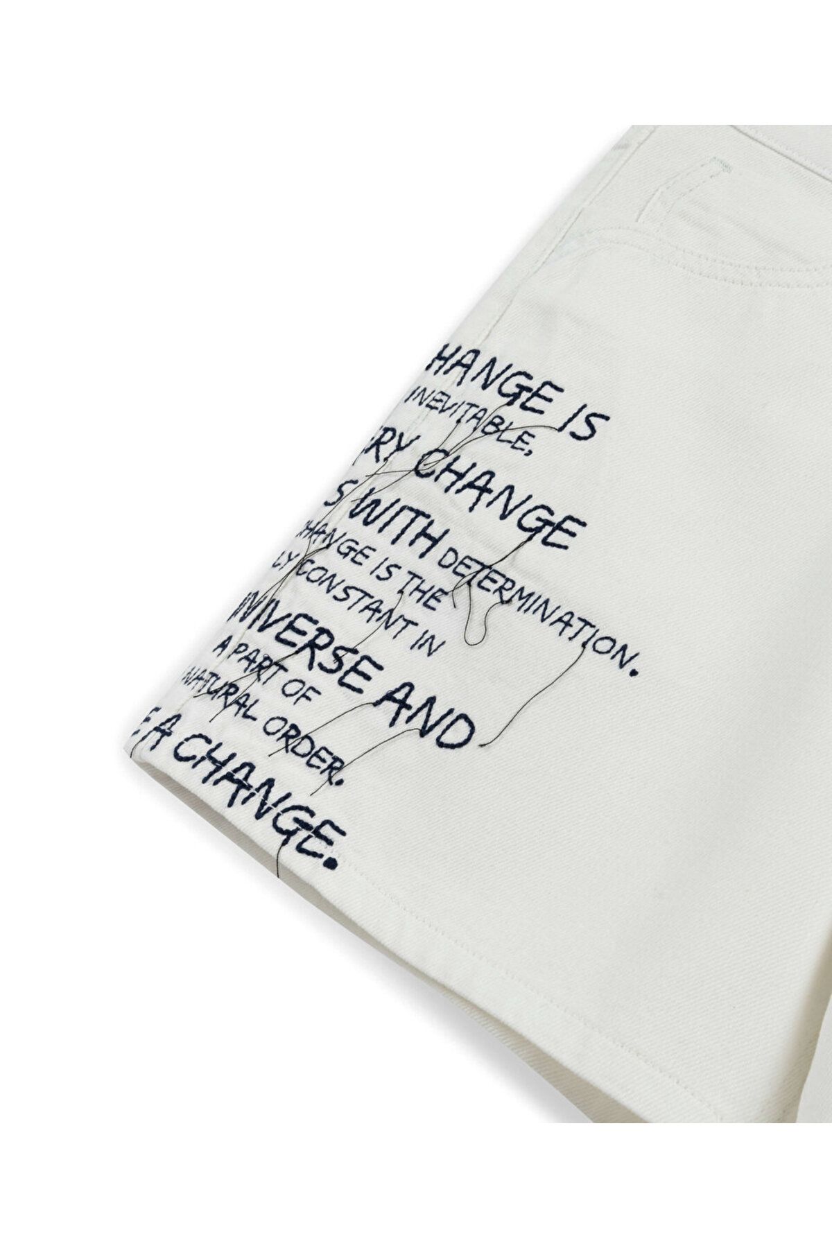 Twist-Slogan Shorts Design 4