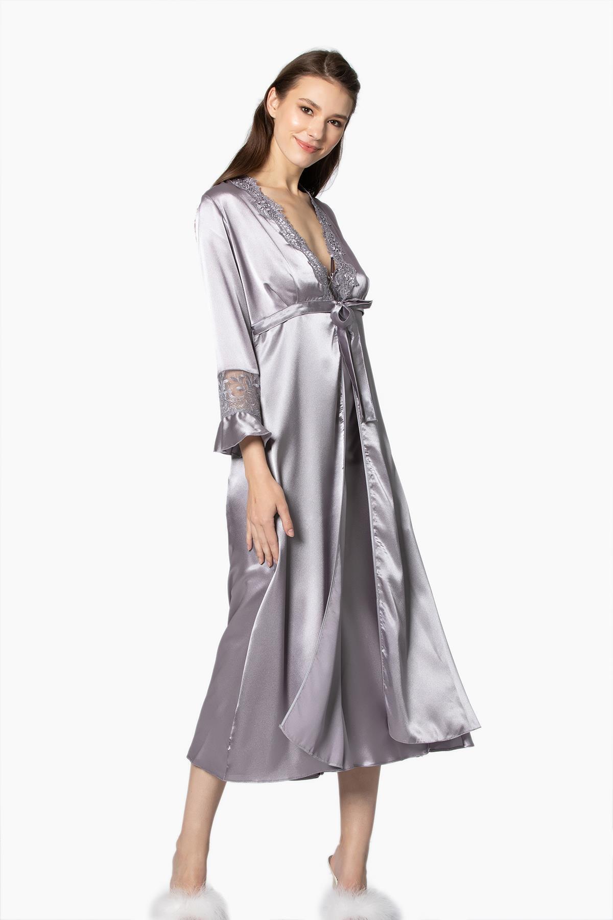 Pierre Cardin Saten Altılı Gelin Çeyiz Seti - 6025 Royal