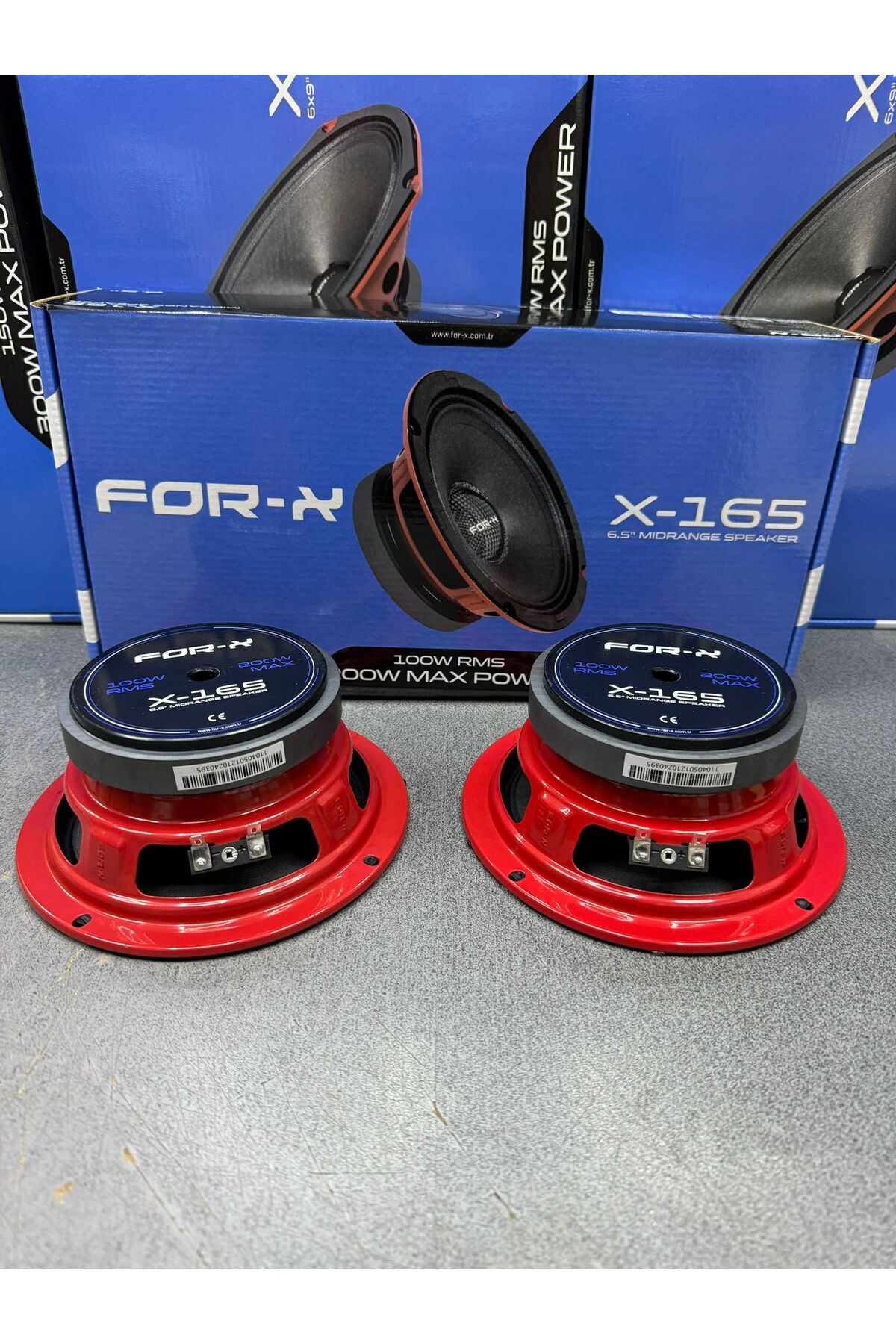 FORX5 x-165 16cm özel seri carbon midrange 200wat 100rms iki adet