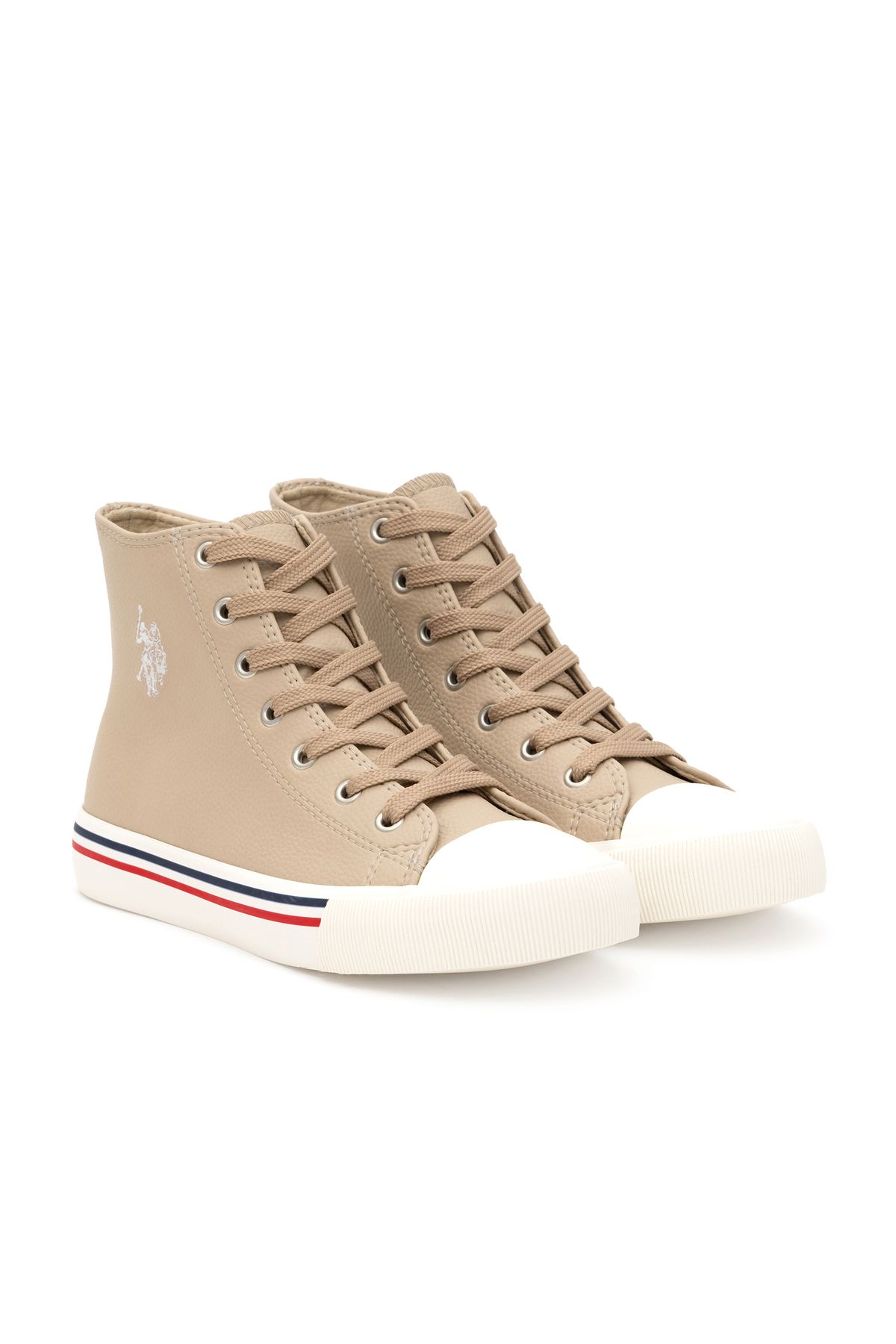 U.S. Polo Assn.-Women's Beige Sneakers 50297270 -Vr011 1