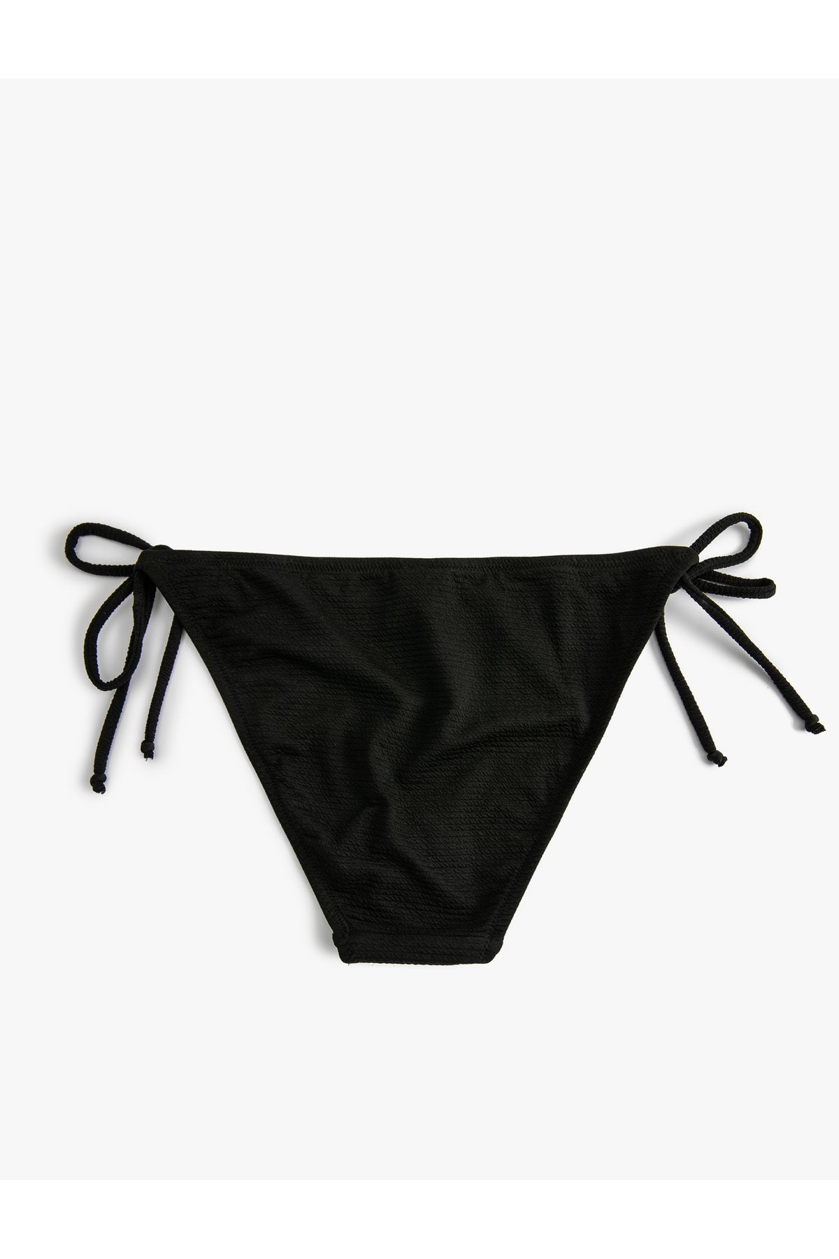 Koton-Textured String Bikini Bottom - Side Tied, Regular Waist 2