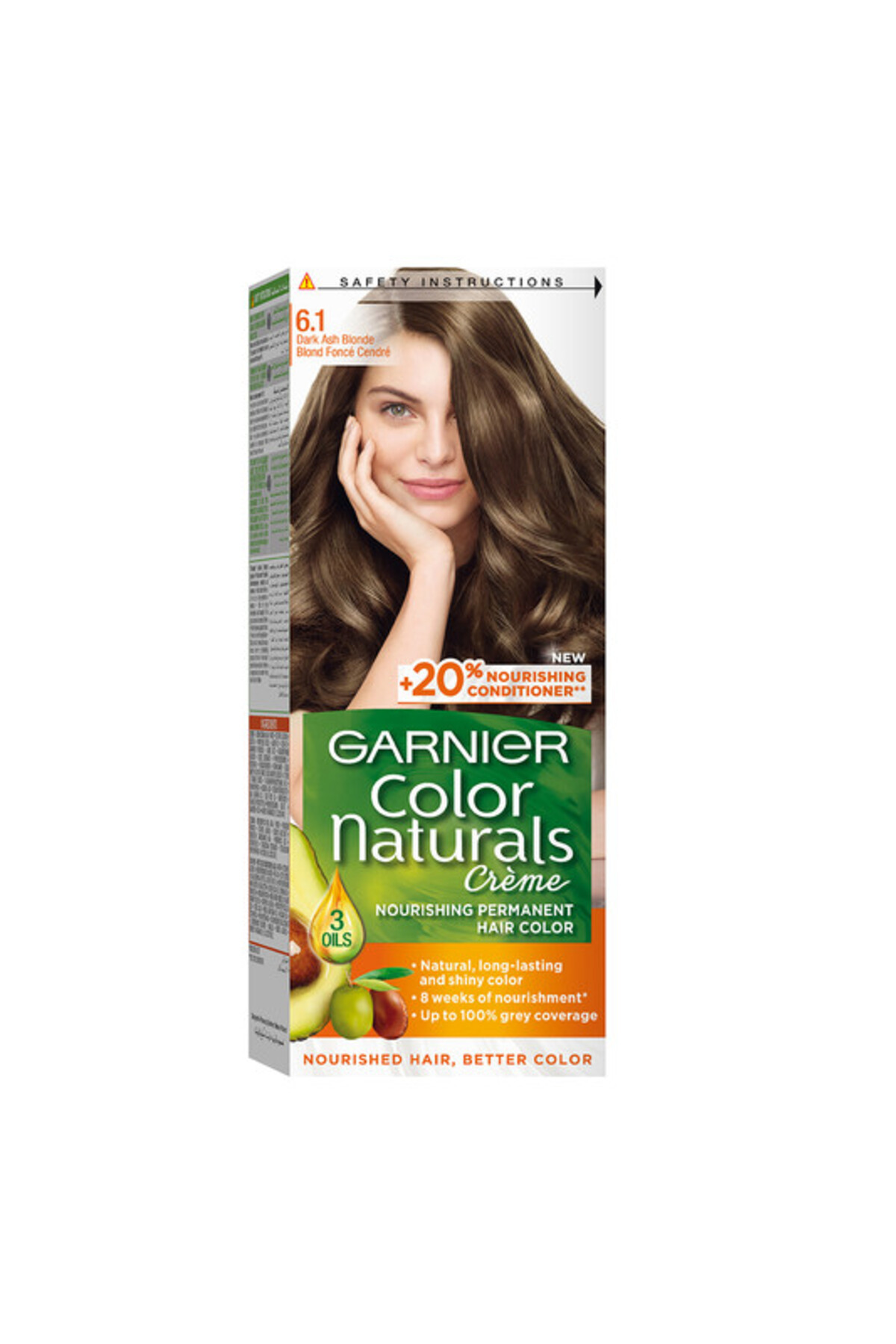 Garnier Color Naturals 6.1 Dark ash blonde Haircolor