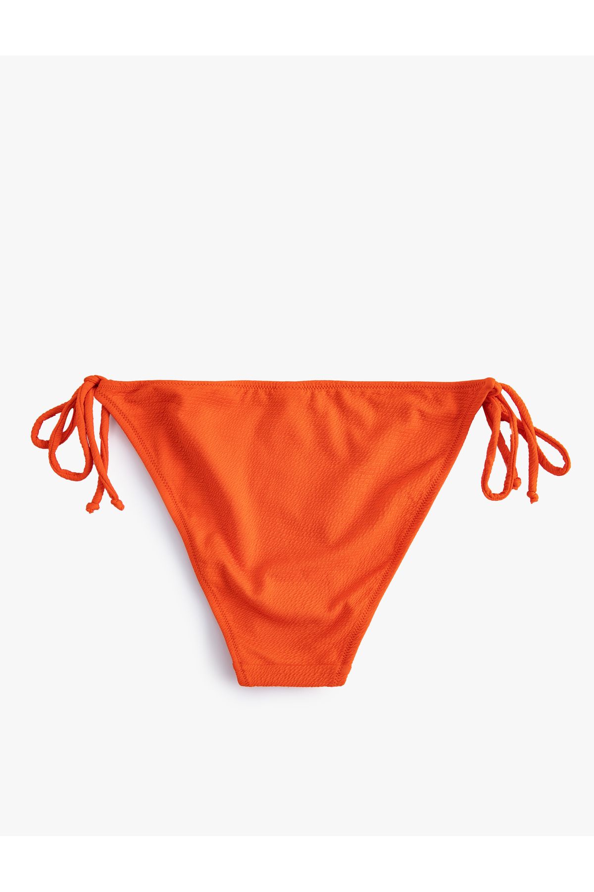 Koton-Textured String Bikini Bottom - Side Tied, Regular Waist 2