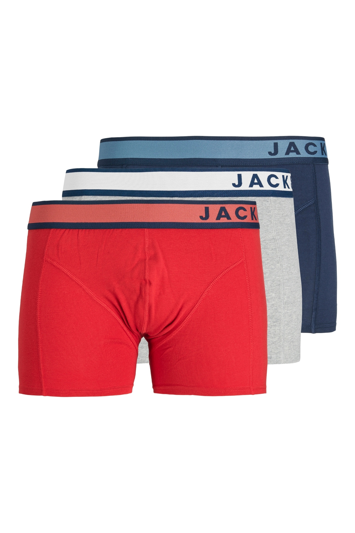 شورت بوکسور مردانه خاکستری (کد مدل: ۱۲۲۲۷۹۷۵) جک اند جونز باکسر Jack & Jones