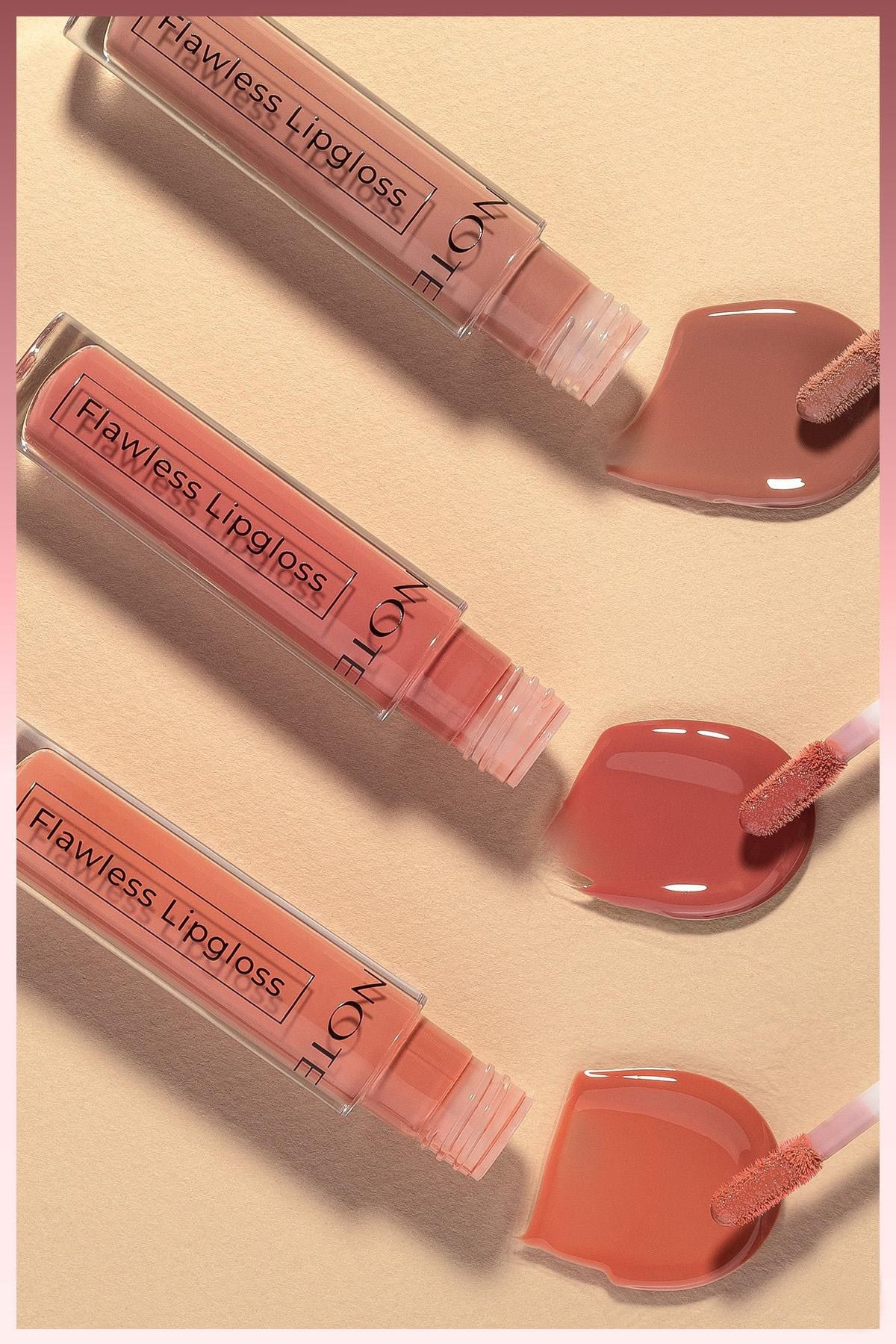NOTE-05 Sweet and Sour - Orange Flawless Lipgloss Moisturizing Lip Gloss 4