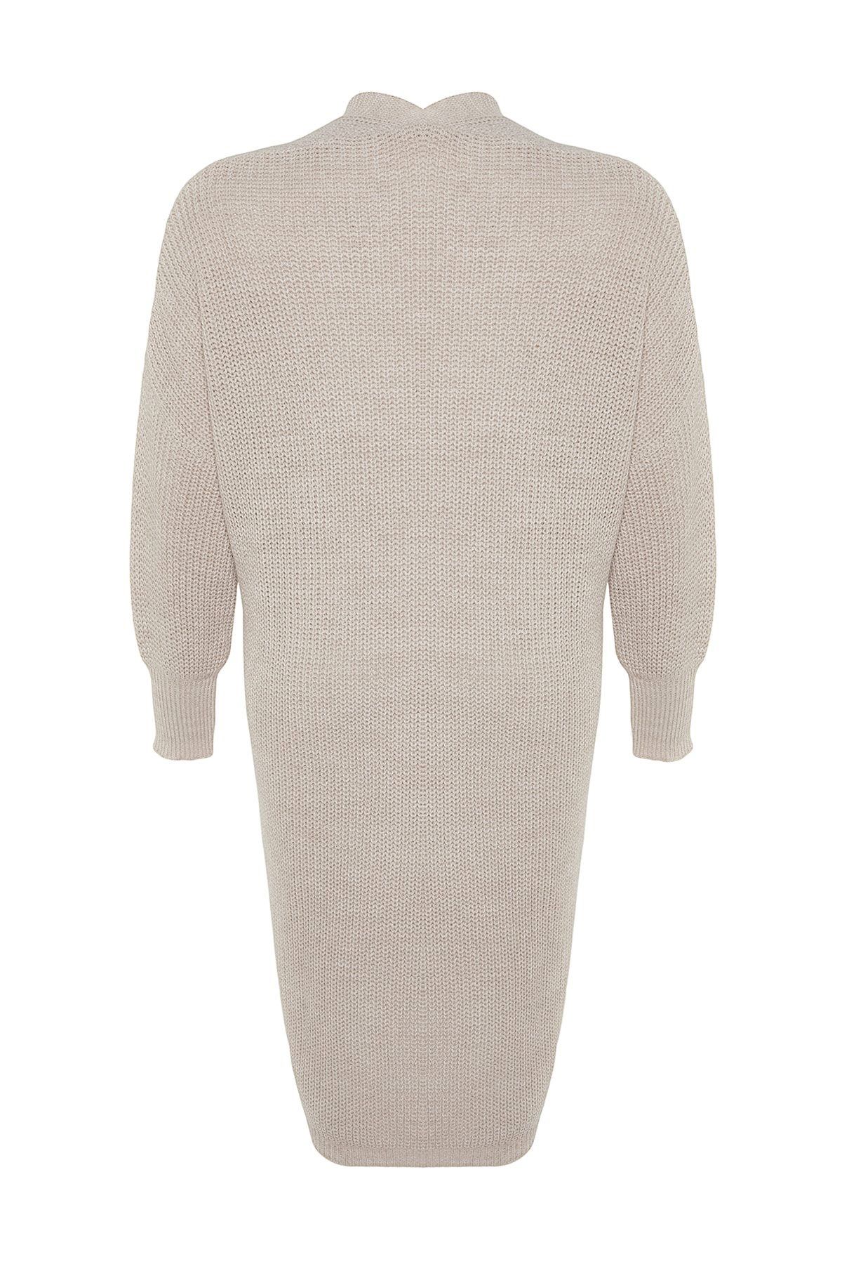 Trendyol Collection-Podstawowy sweter dziergany Stone Maxi TWOAW24HI00096 10