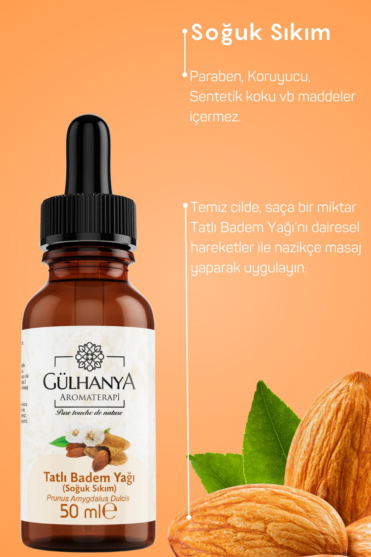 Gülhanya Aromaterapi-50ml Sweet Almond Oil 2