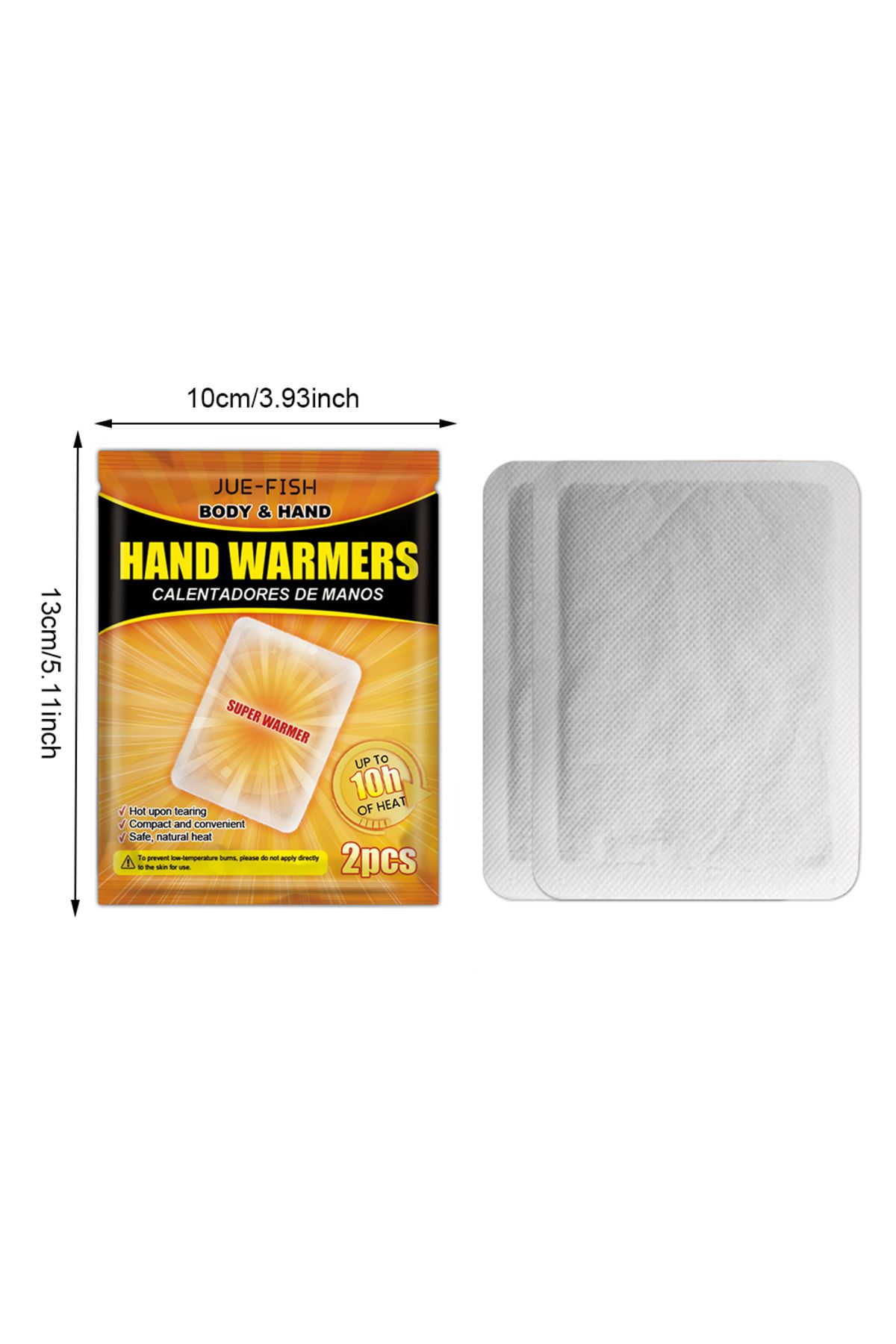 Choice-1-5Pcs  Self  Adhesive Heat Patches Hand Warmers Long Lasting Disposable Heating Pack Natural Hea... 7
