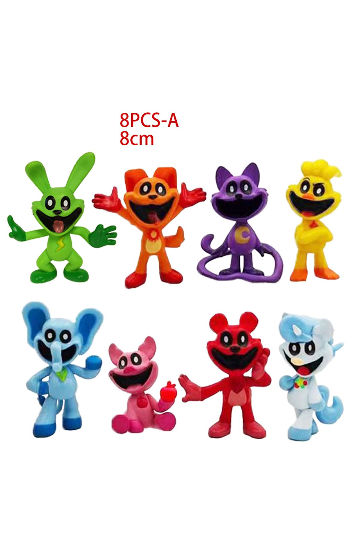 Choice-Anime 8PCS Smiling Critters Figure Smiling Critters Cat Nap Dog Day Catnap Dogday Figure Set Toys... 3