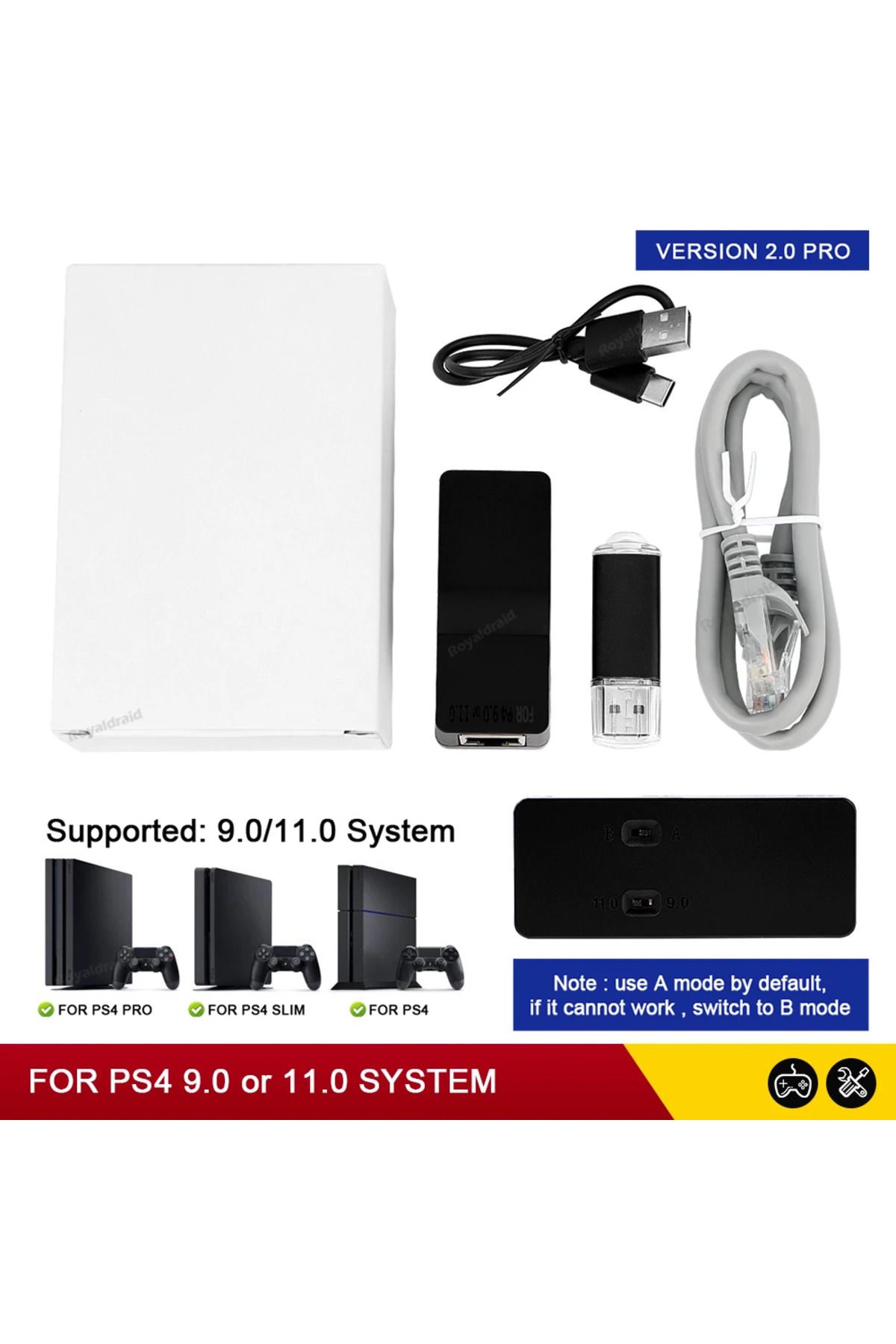 Choice-V2.0 One Key JB Tool USB Adapter For PS4 FW 9.0 11.0 System PPPwn Dongle Receiver Activator For P... 8