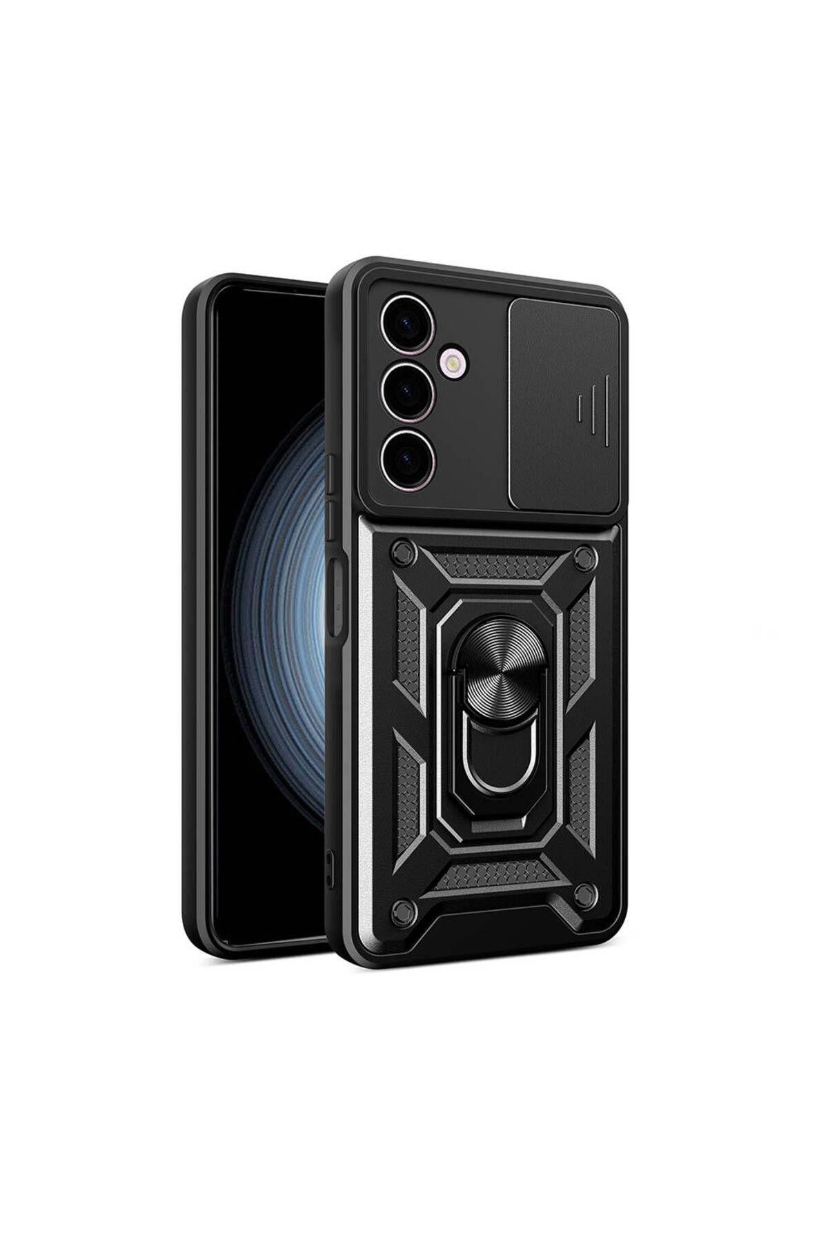 gaappy Mega RS Serisi Samsung Galaxy A24 Siyah Kapak