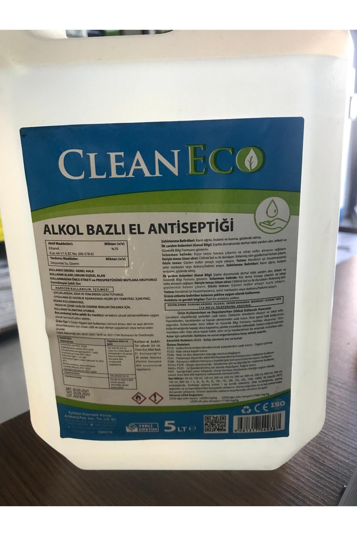 Cleaneco Alkol Bazlı El Antiseptiği