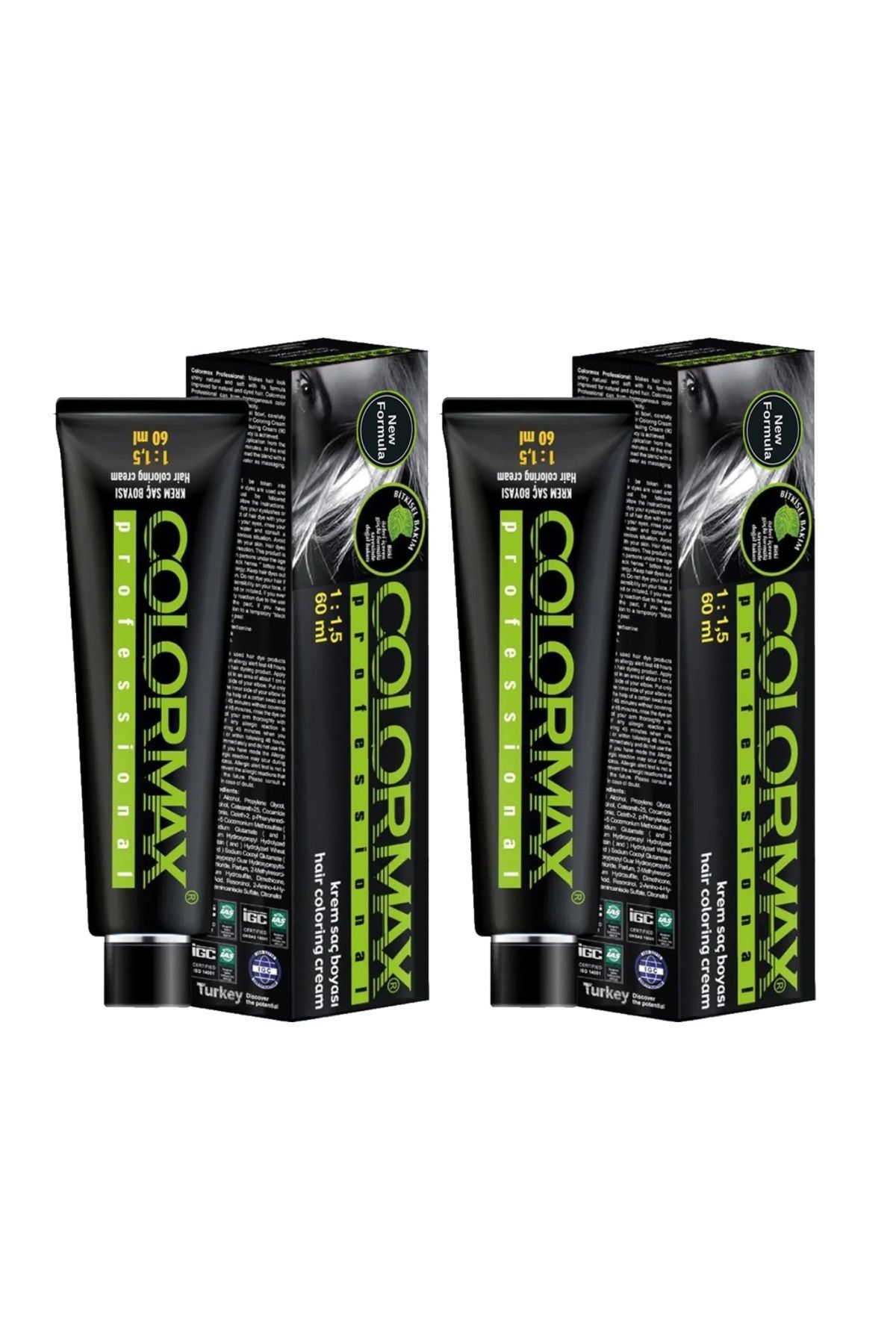 Colormax A1326 New 2025/07.03 Fındık Kabuğu 60 Ml 2 Adet Saç Boyası Oksidansız