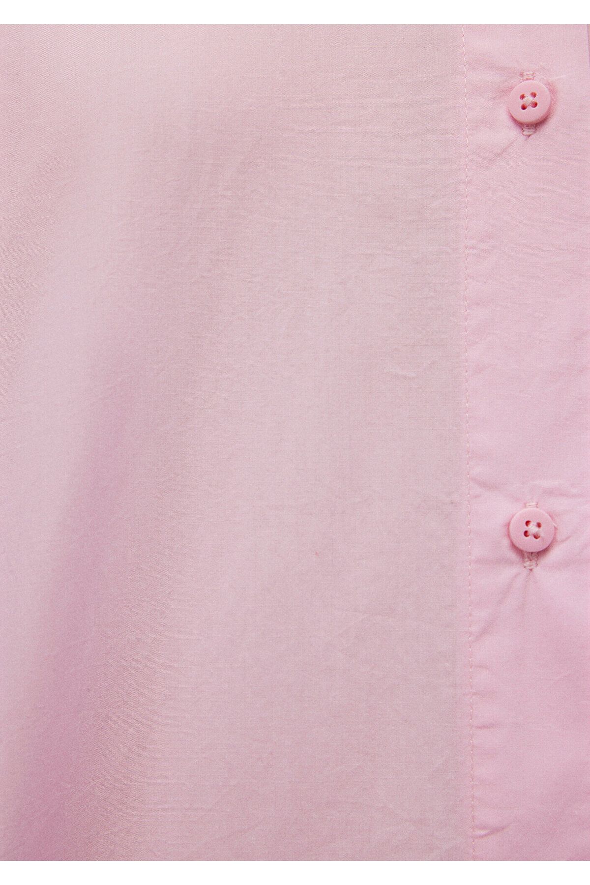 Mavi-Poplin Pink Oversize Shirt -1210103-70973 8