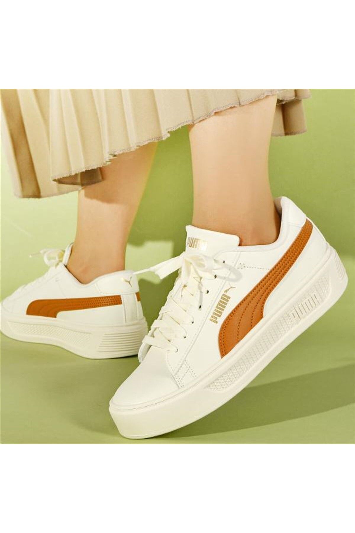 کفش اسپرت Smash Platform V3 White Sneaker زنانه - 390758 12