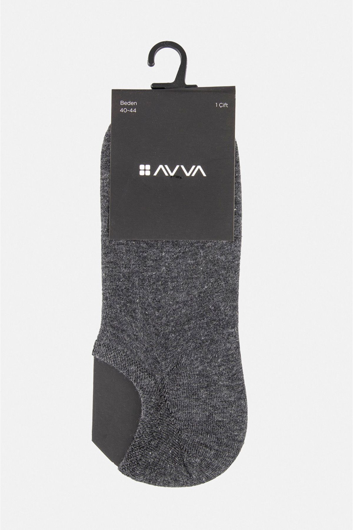 Avva Erkek Antrasit Sneaker Çorap E008553