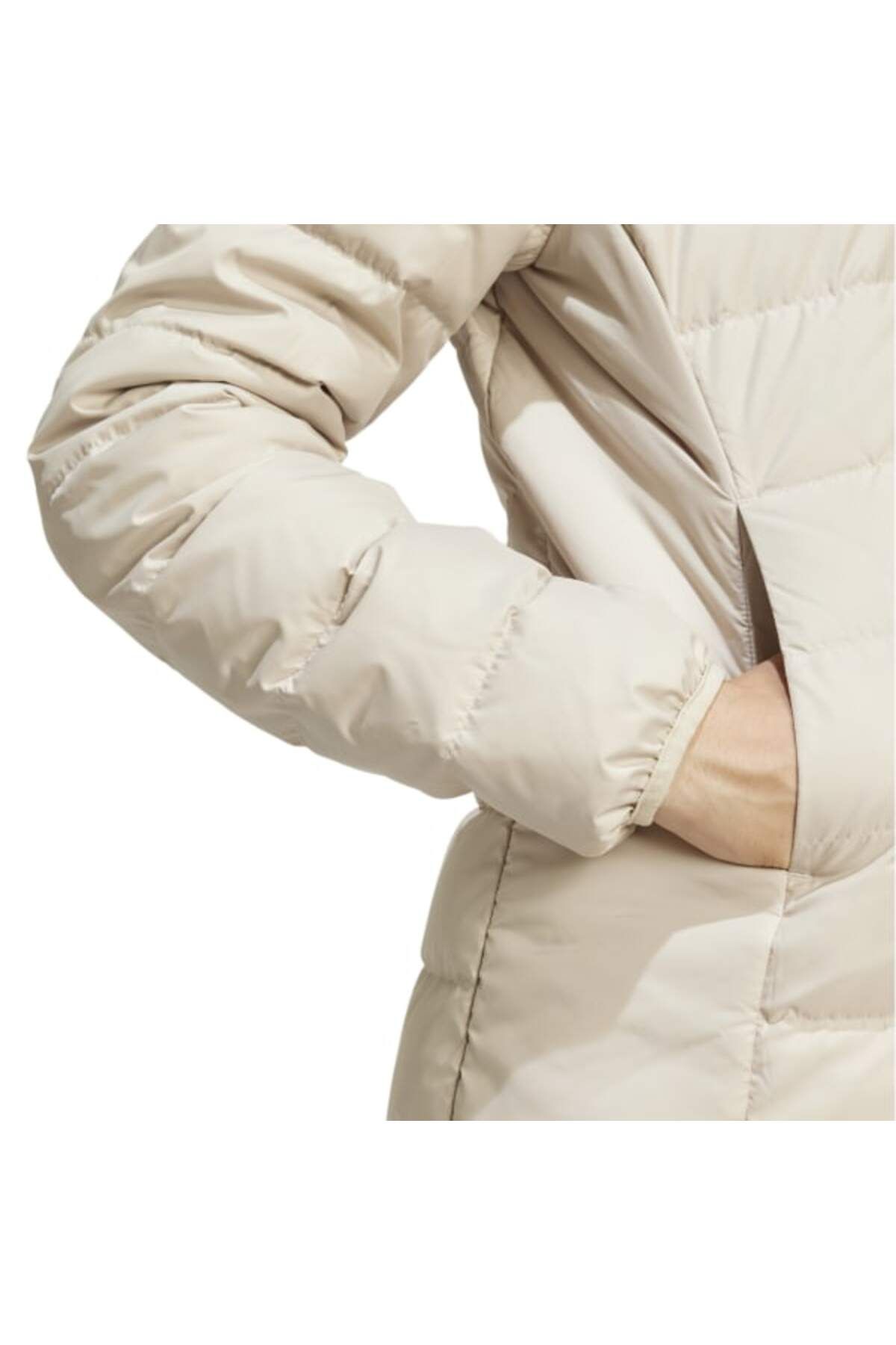 adidas-W Ess L D Ho J Model Women's Coat 4