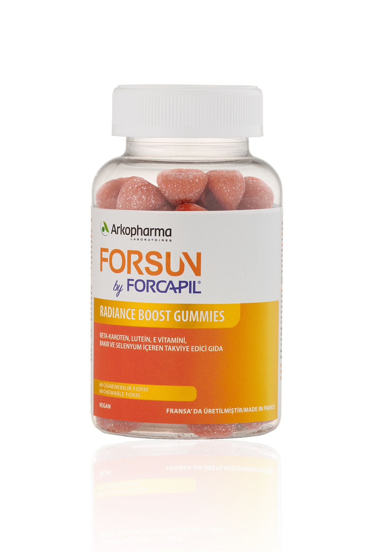 محصولات گیاهی FORCAPIL® RADIANCE BOOST GUMMIES اورجینال Arkopharma