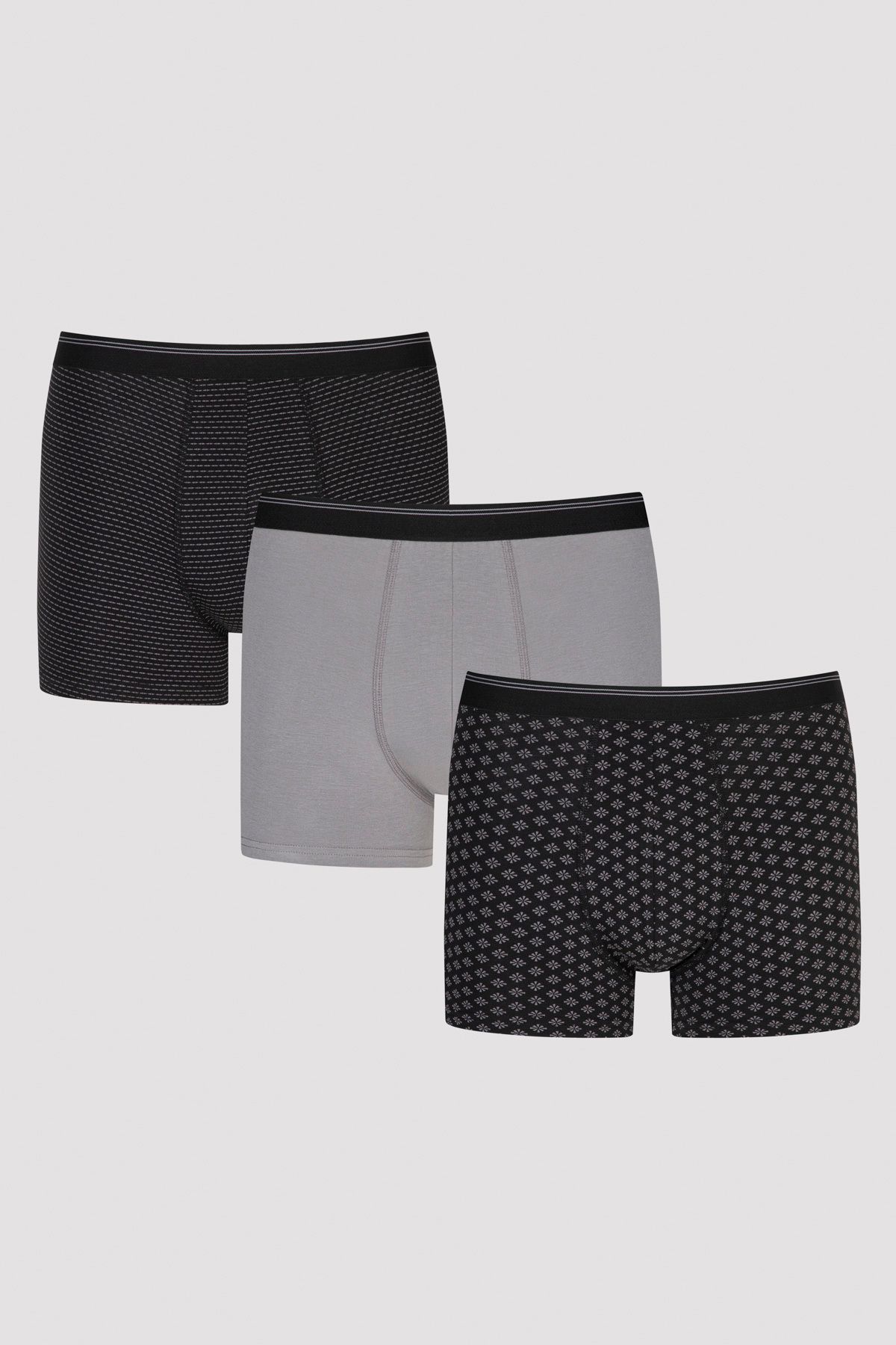 Penti-Dark Gray Same Tape 3-Piece Boxer 1