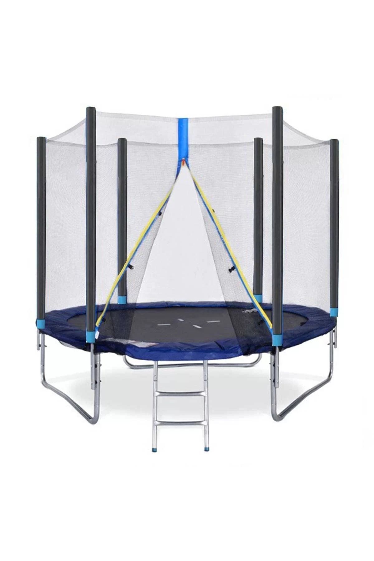Toit Pare-soleil Pour Trampoline 244 Cm – Housse Ombrage Anti-UV Respirante – Pour Trampolines 6 Tiges - 2