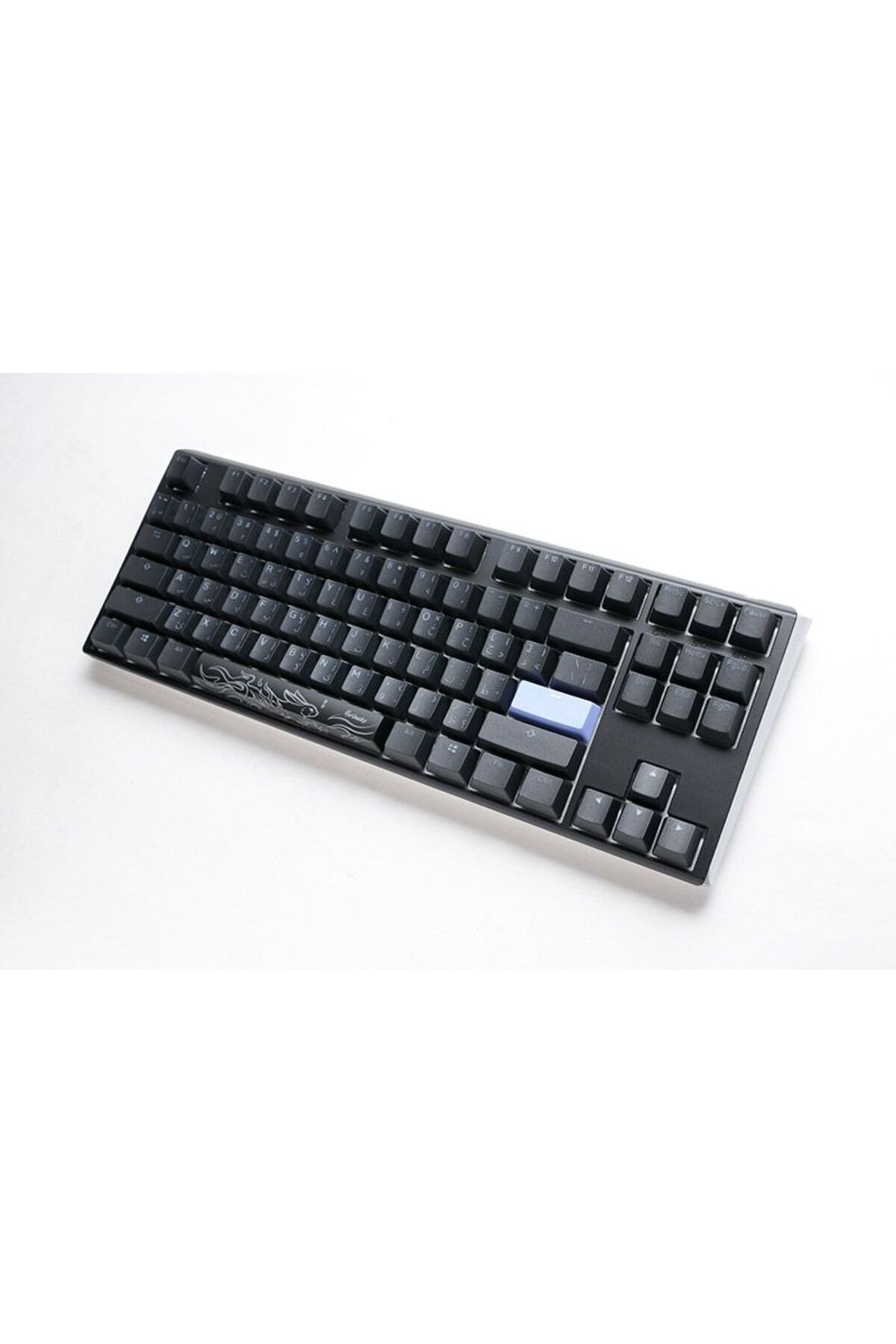 Ducky-One 3 Classic Black/White TLK 80% Mechanical Gaming Keyboard - Cherry Blue 7