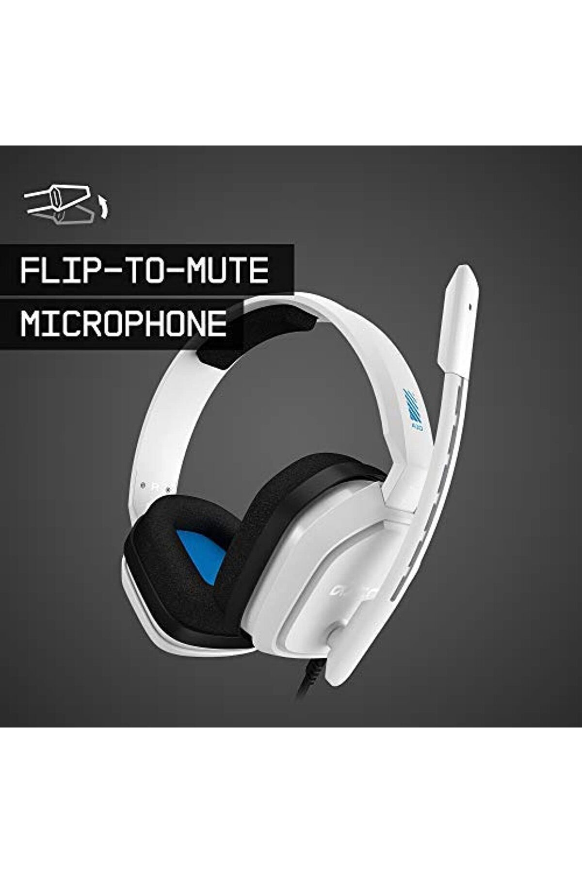 Astro-A10 White Gaming Headset 3.5 MM - PS4, PS5 5