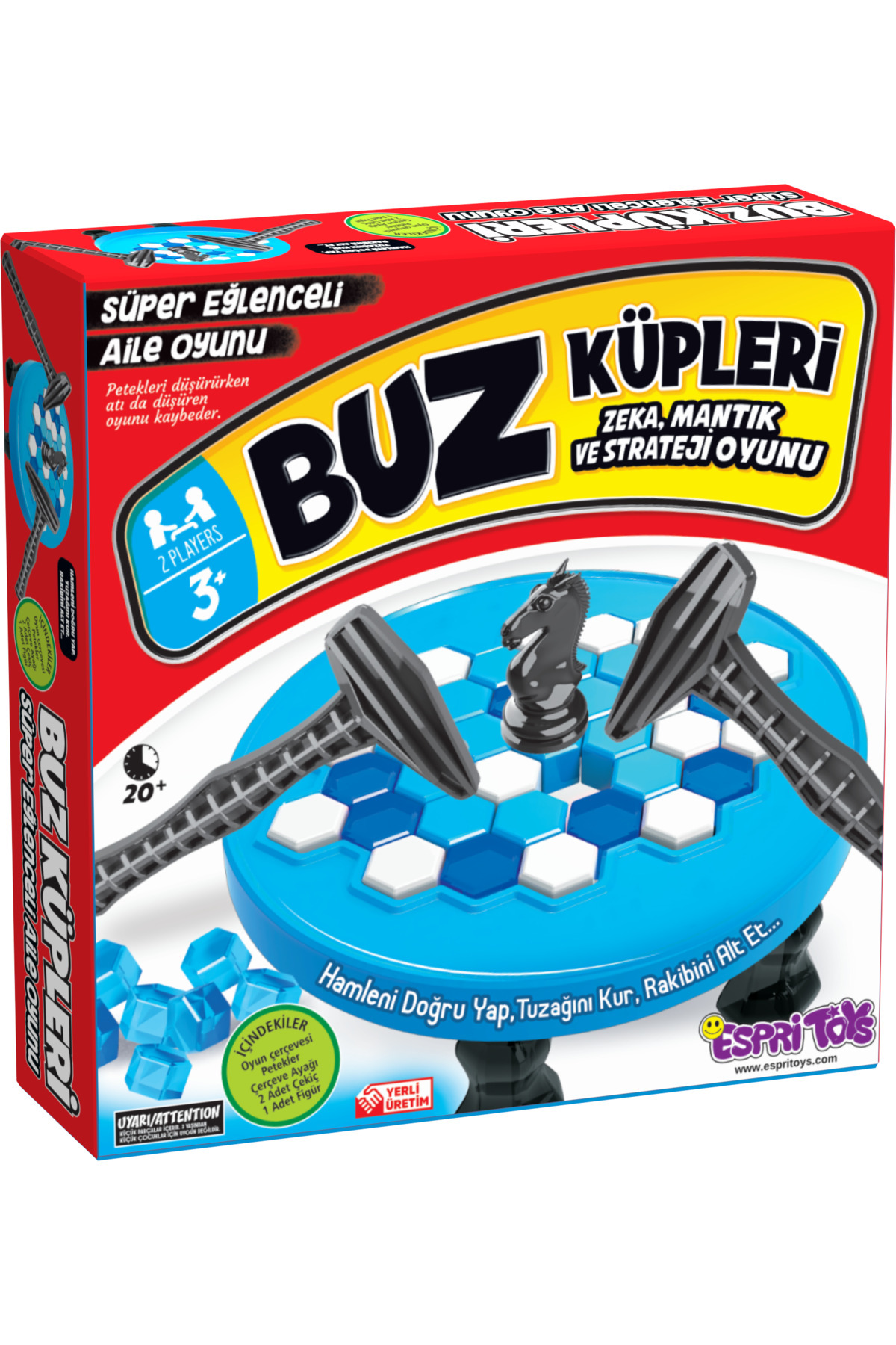 EspriToys Buz Kırma Kutu Oyunu - Eğlenceli Buz Küpü Parçalama Seti Aile Ve Arkadaşlar Için Hareketli fotoğrafı 6 (önizleme)