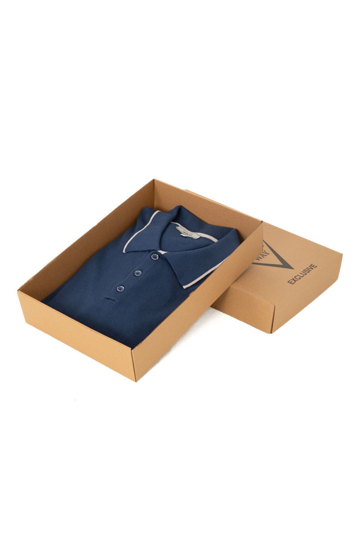 Give Way  Erkek Pamuk Triko Kazak (HEDİYE KUTULU) - Görsel 8