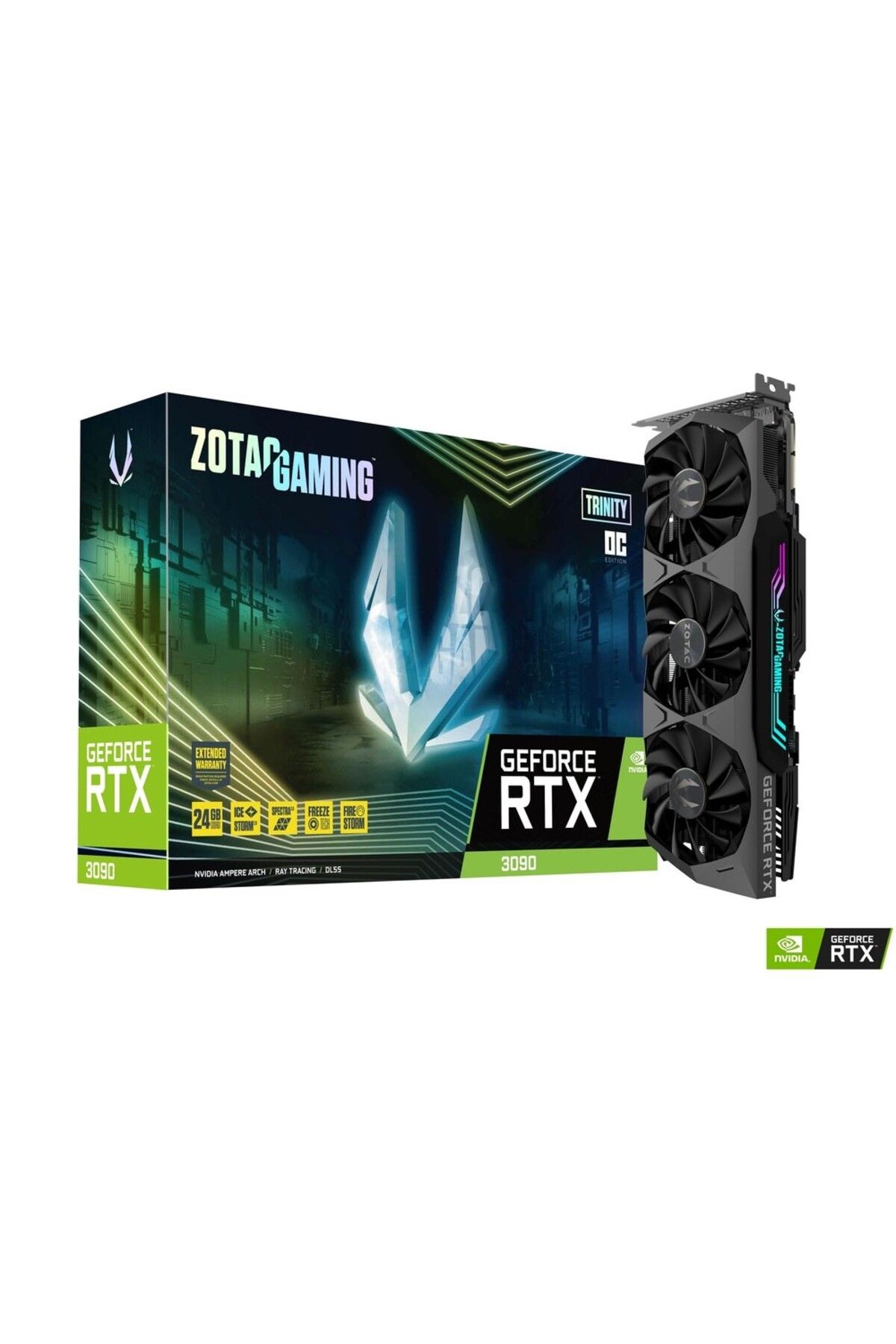 Zotac Geforce Rtx3090 24gb 384bit Gddr6x (3XDP HDMI) Pcı-express X16 Ekran Kartı Zt-a30900j-10p