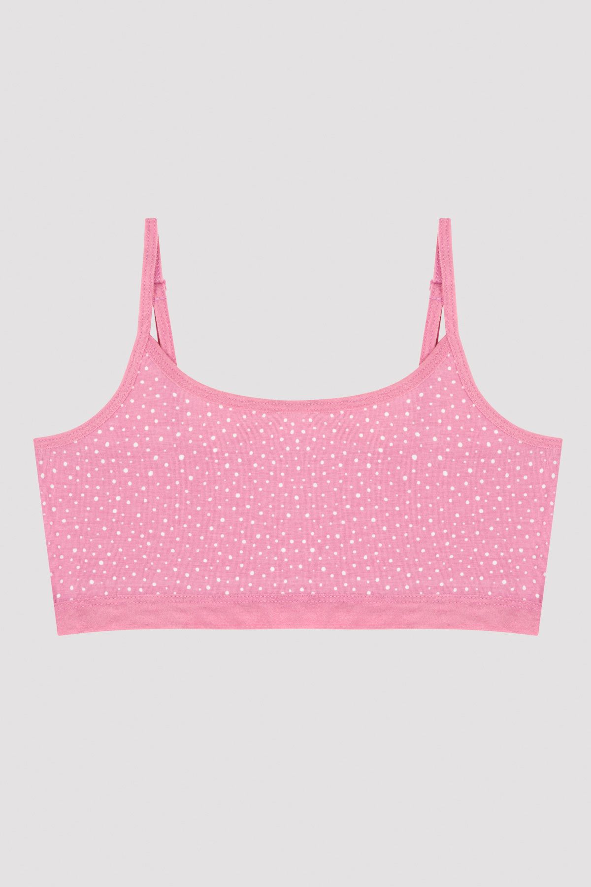 Penti-Multicolored Girl's Patterned 2-Piece Half Undershirt 2